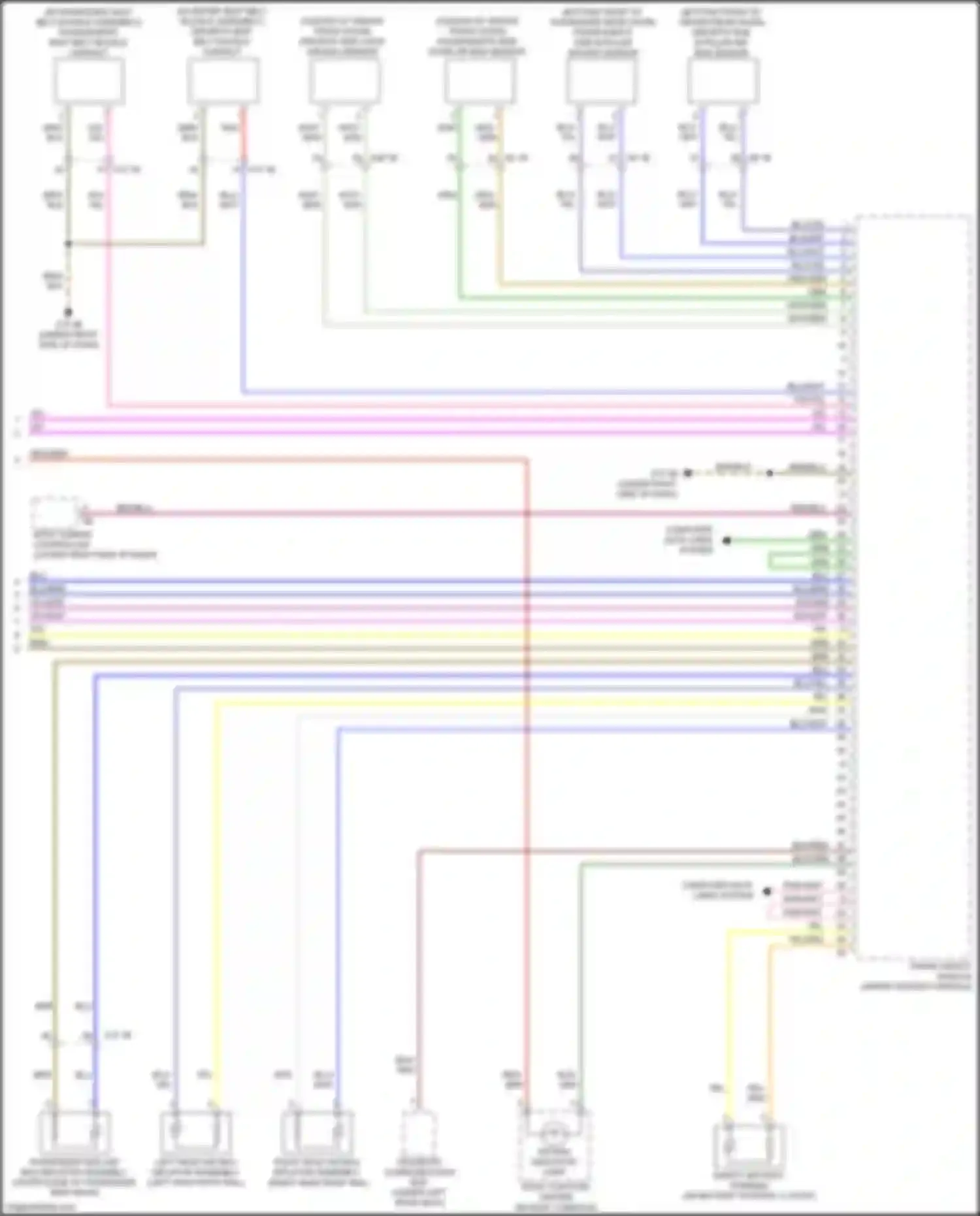 i3 BMW I01 (2013-2017): Supplemental restraints circuit (3 of 3)