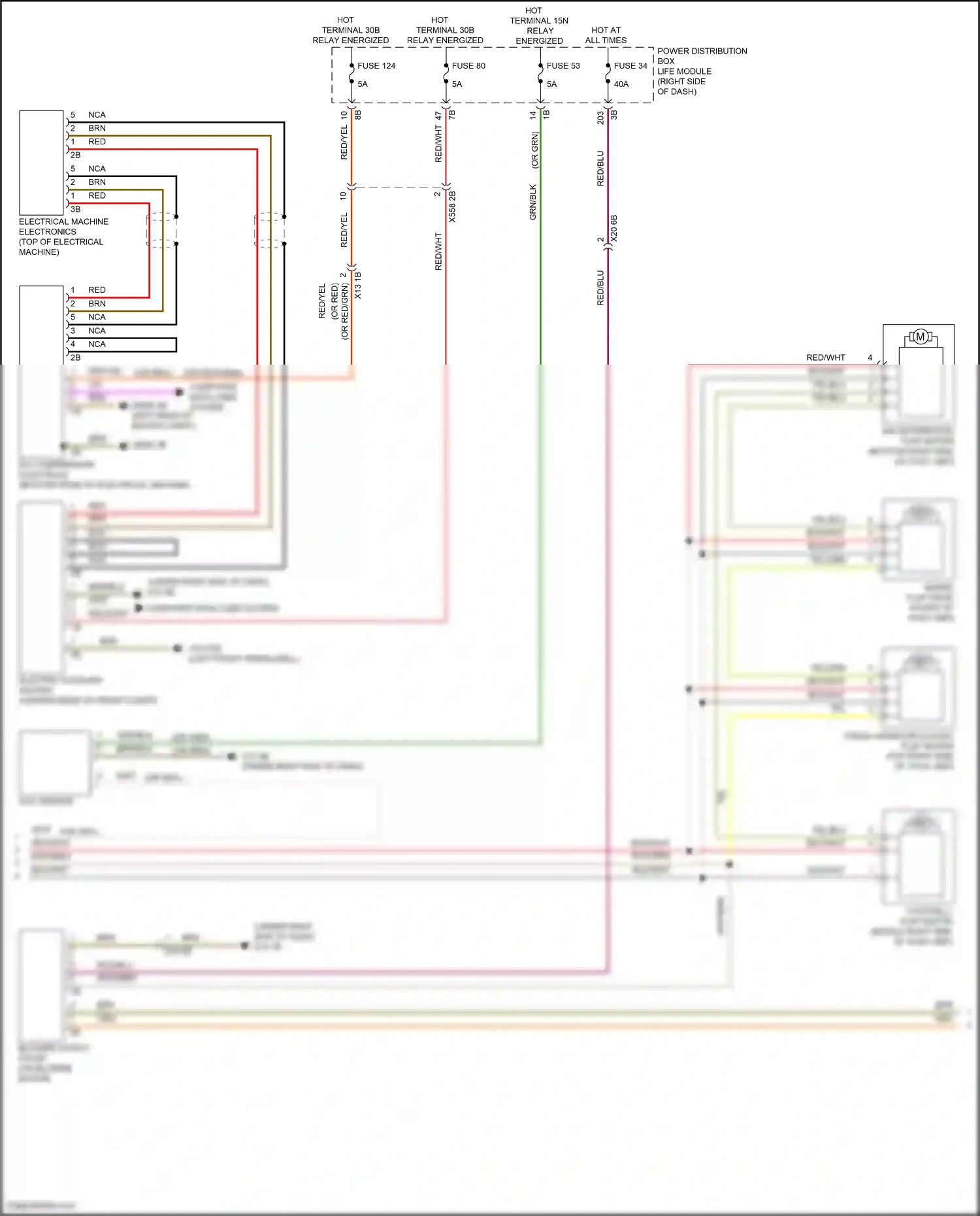 BMW i3 I01 (2013-2017) a/c compressor (electrical) wiring diagram  (1 of 4)