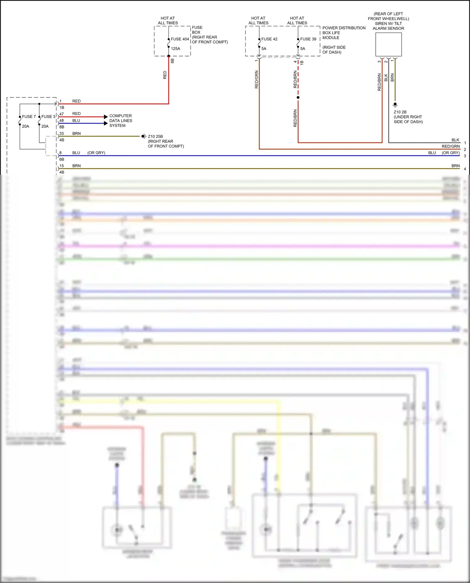 BMW i3 I01 (2013-2017) computer data lines system wiring diagram  (12 of 55)