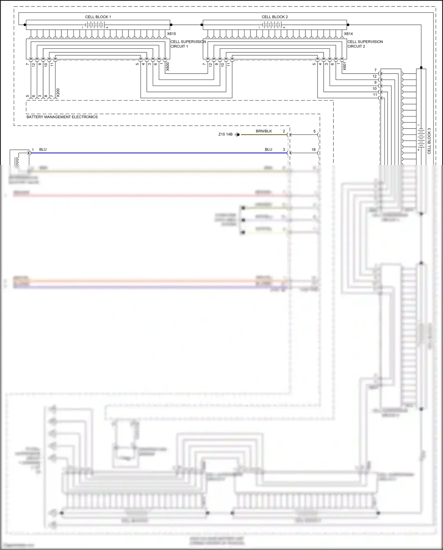 BMW i3 I01 (2013-2017) computer data lines system wiring diagram  (52 of 55)