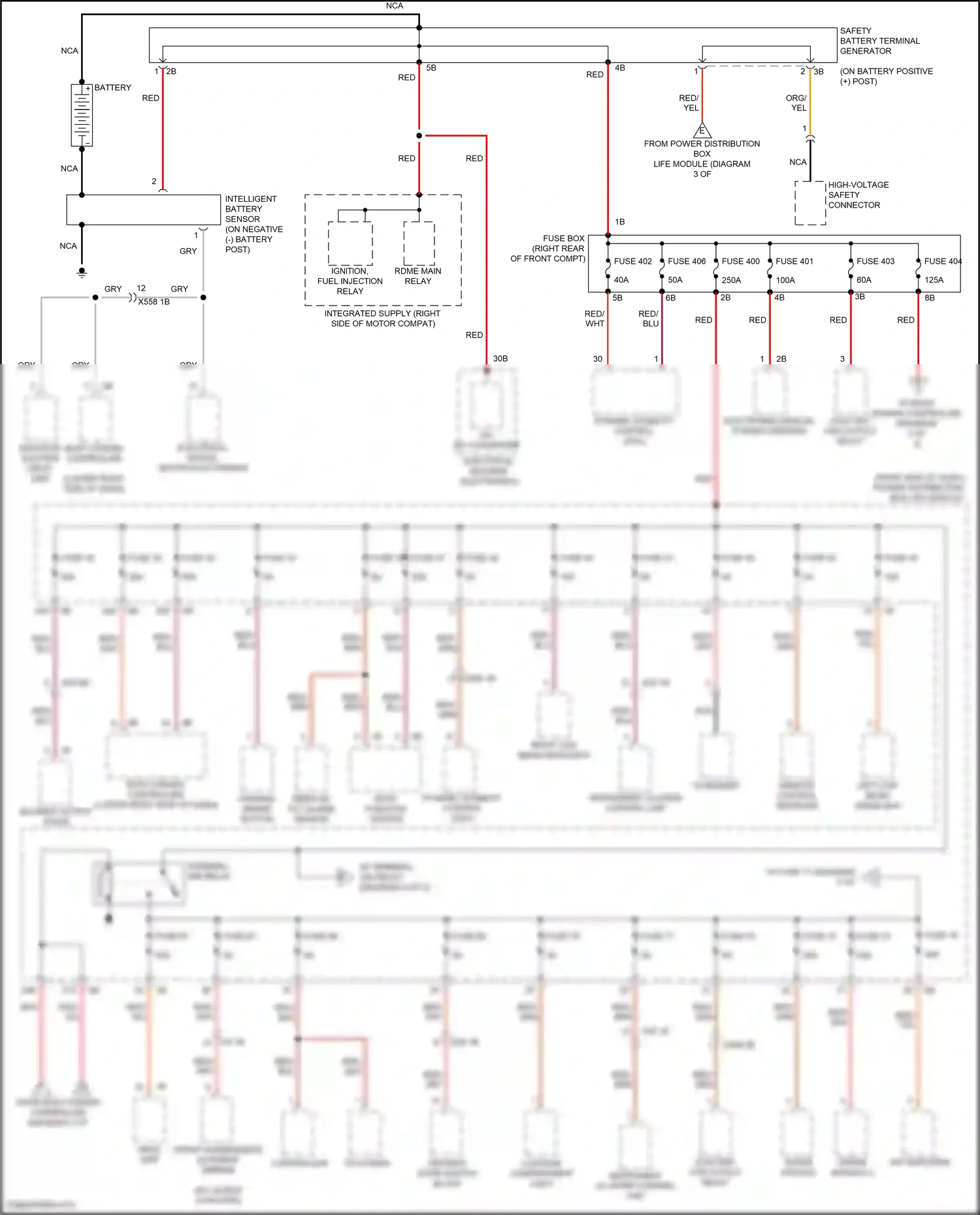 BMW i3 I01 (2013-2017) controller wiring diagram  (7 of 7)