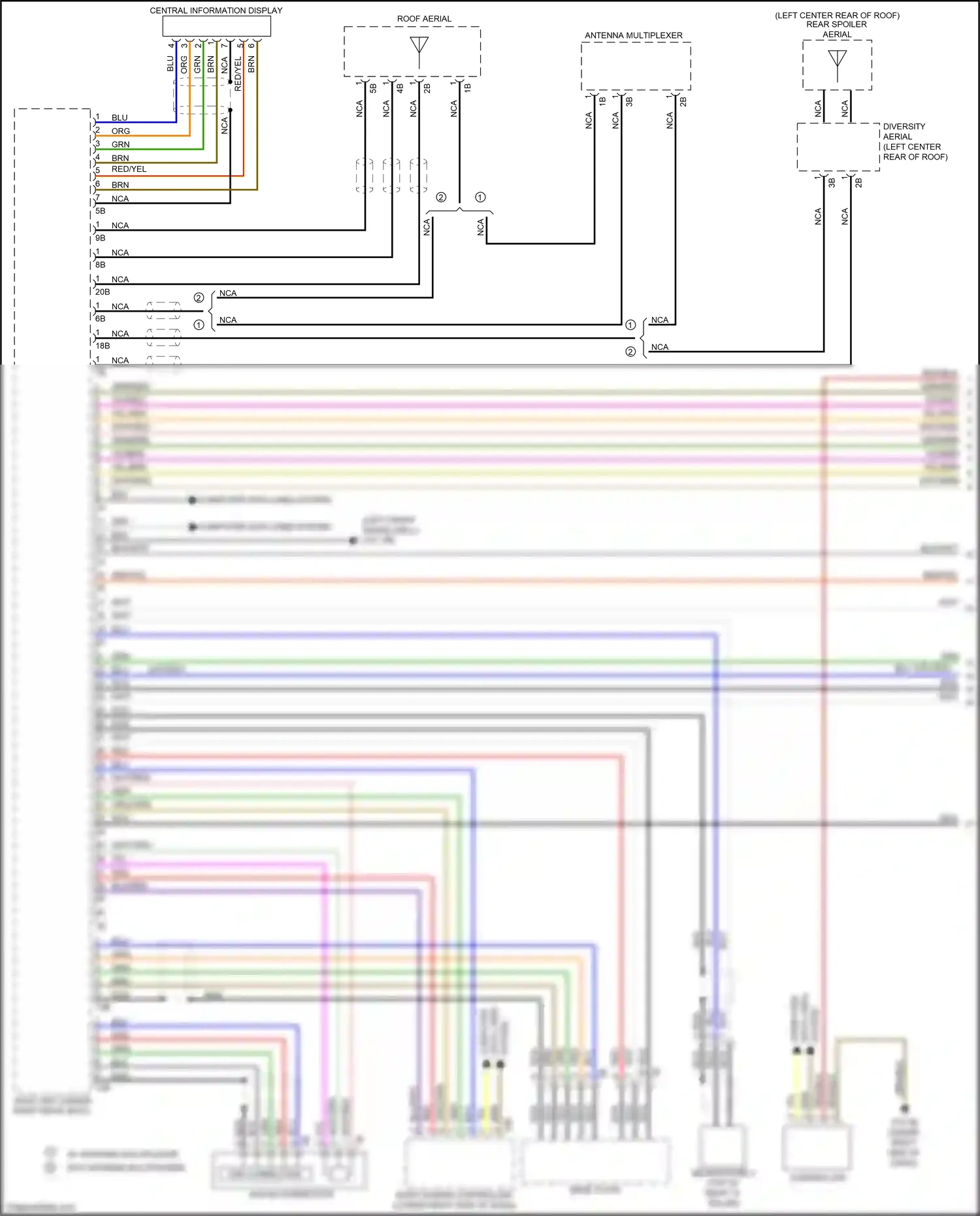 BMW i3 I01 (2013-2017) controller wiring diagram  (4 of 7)