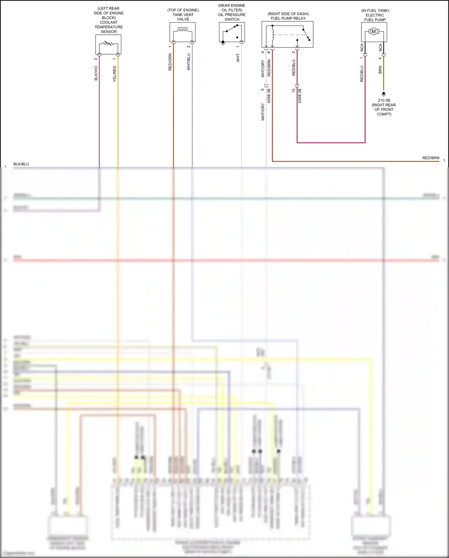 BMW i3 I01 (2013-2017) coolant temperature sensor wiring diagram  (3 of 3)