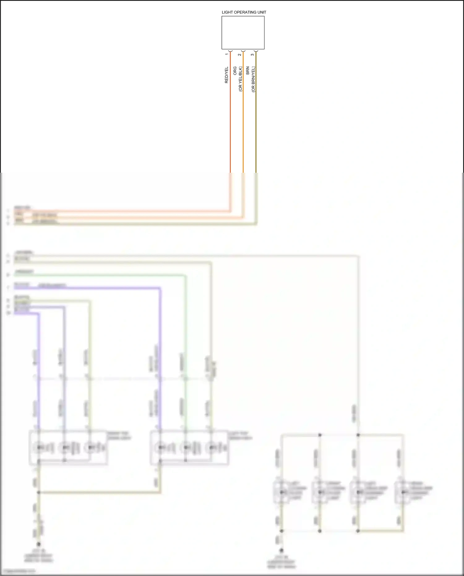 BMW i3 I01 (2013-2017) light wiring diagram  (3 of 3)