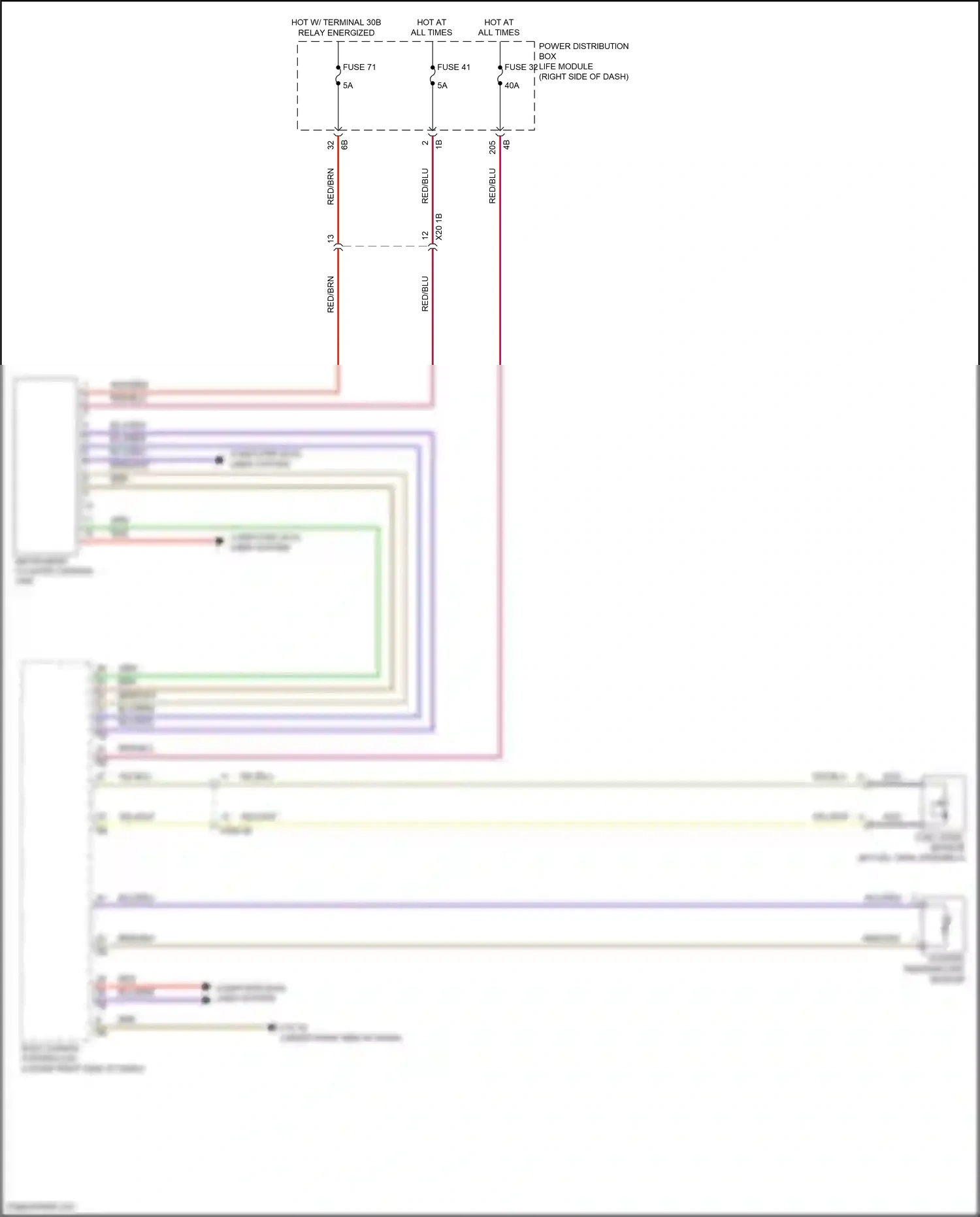 BMW i3 I01 (2013-2017) outside temperature sensor wiring diagram  (1 of 2)