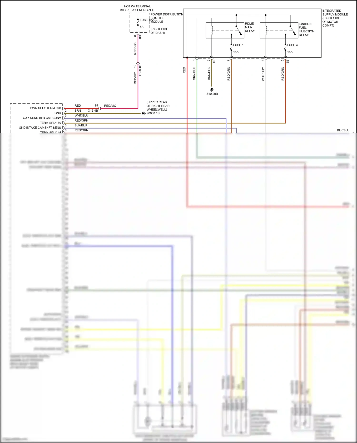 BMW i3 I01 (2013-2017) range extender digital engine electronics wiring diagram  (7 of 7)