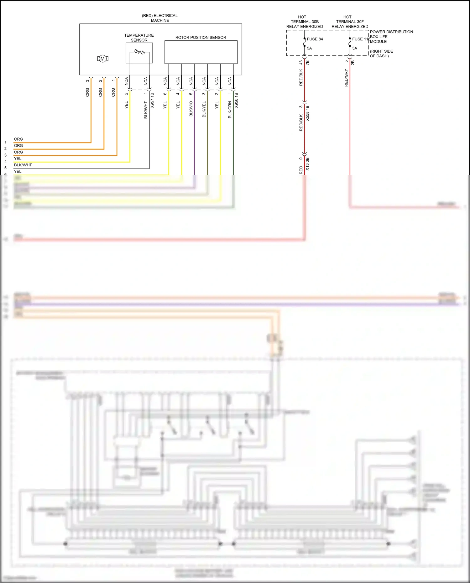 BMW i3 I01 (2013-2017) (rex) electrical machine wiring diagram  (1 of 1)