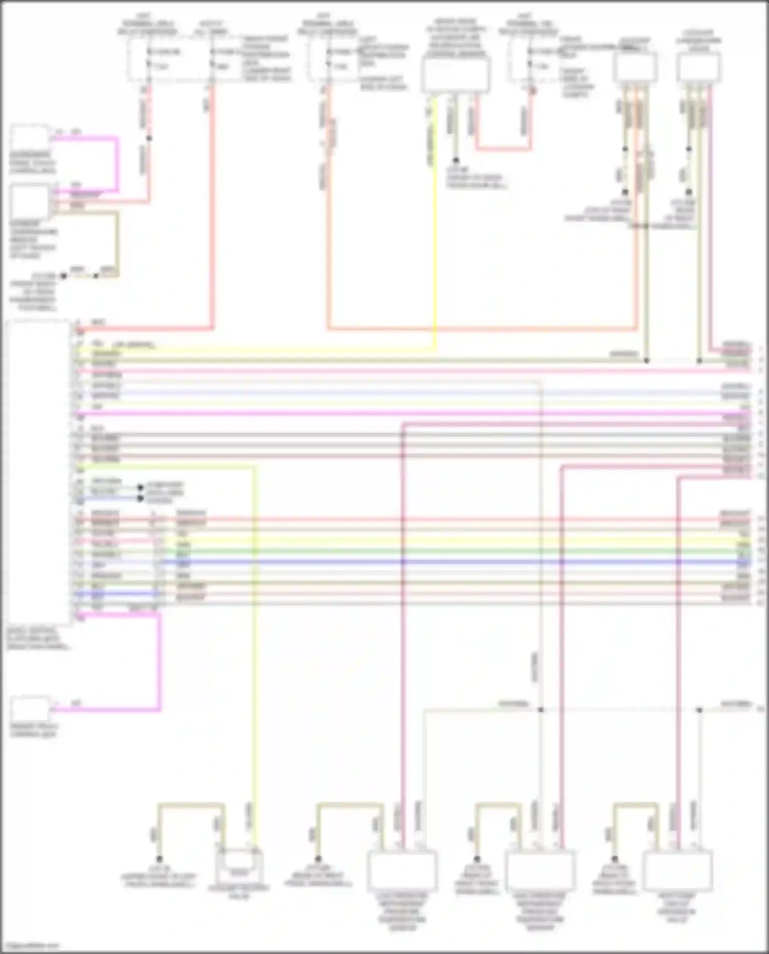 i5 BMW G60 (2023-2024): Automatic a/c circuit, 4 zone (1 of 5)