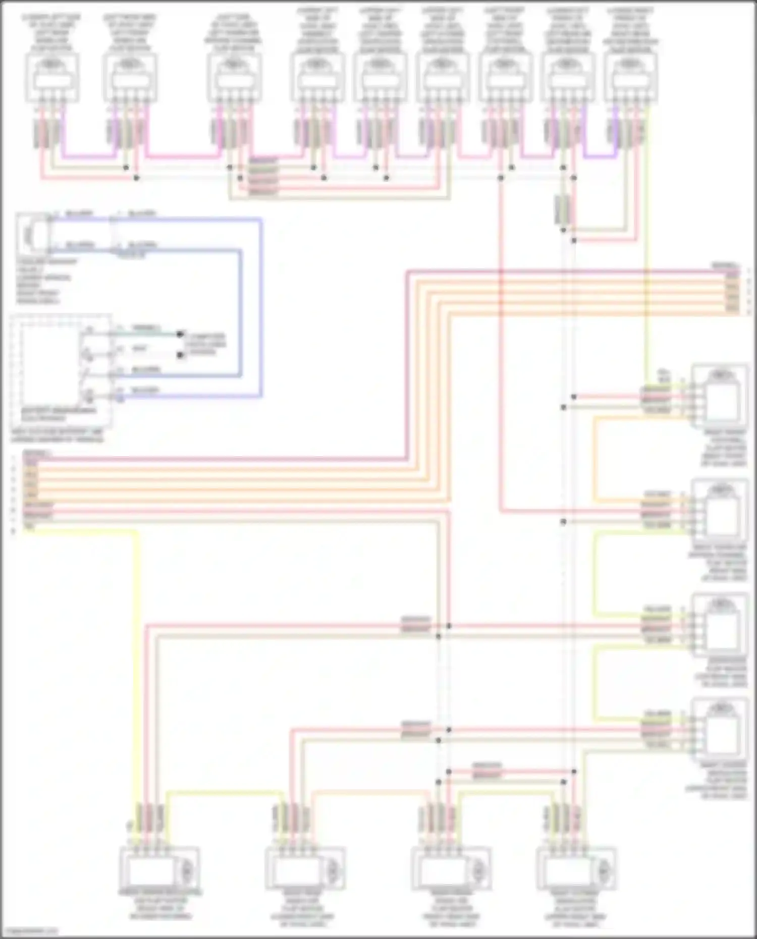 i5 BMW G60 (2023-2024): Automatic a/c circuit, 4 zone (4 of 5)