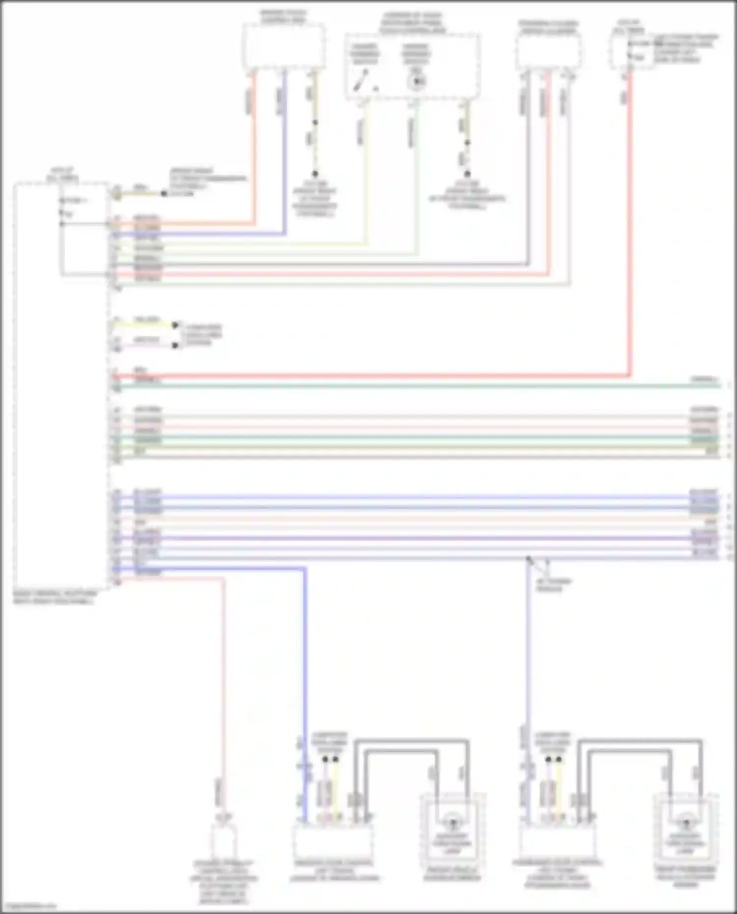 i5 BMW G60 (2023-2024): Exterior lamps circuit (1 of 2)