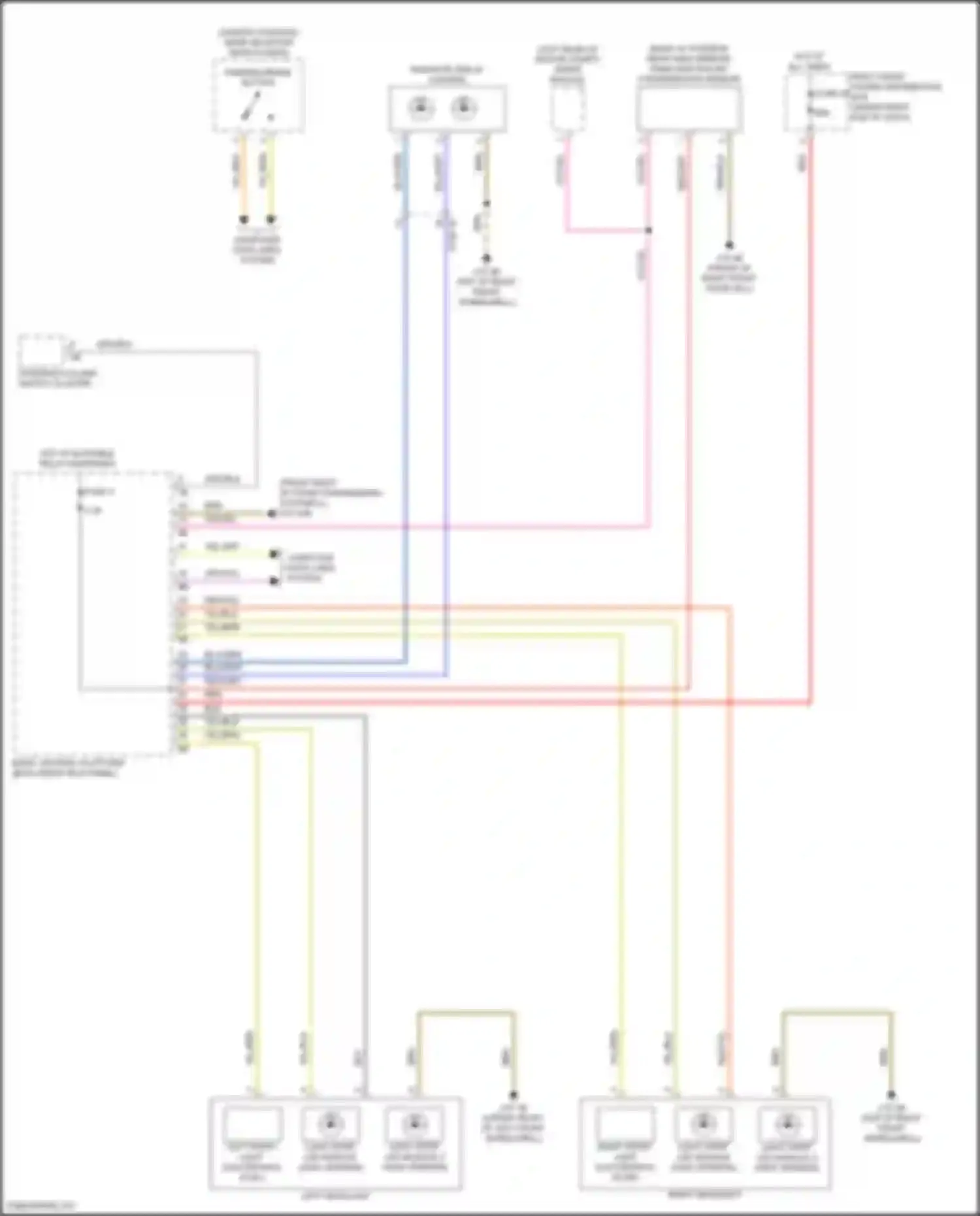 i5 BMW G60 (2023-2024): Headlights circuit