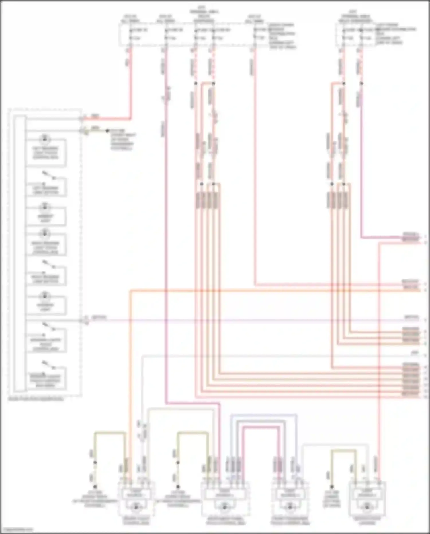 i5 BMW G60 (2023-2024): Courtesy lamps circuit, w/ basic version (1 of 6)