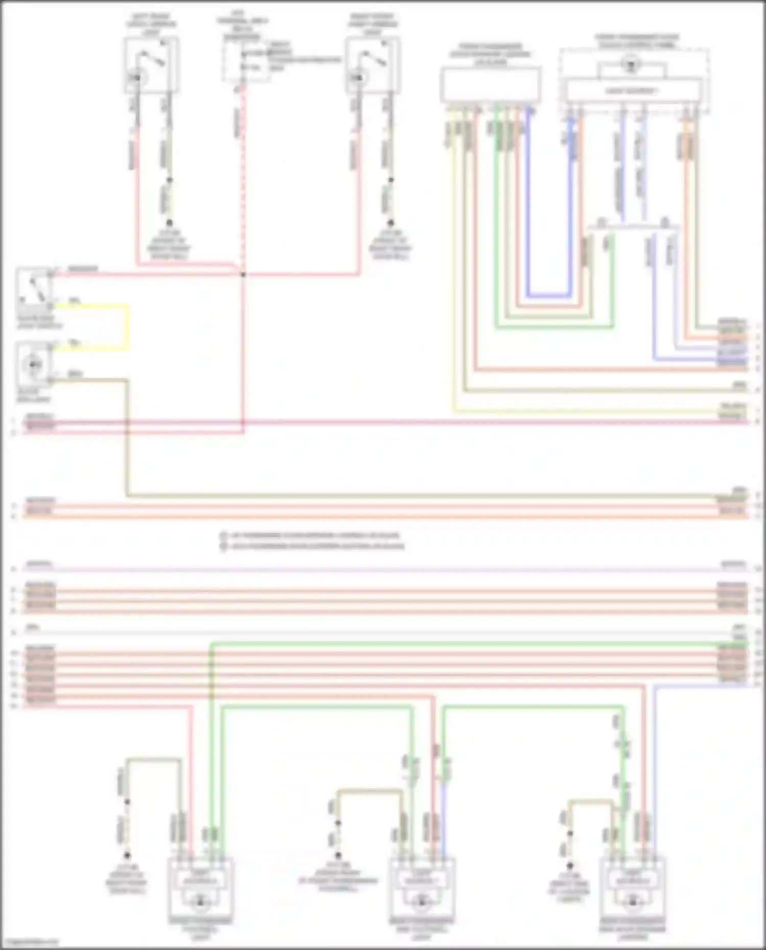i5 BMW G60 (2023-2024): Courtesy lamps circuit, w/ basic version (2 of 6)