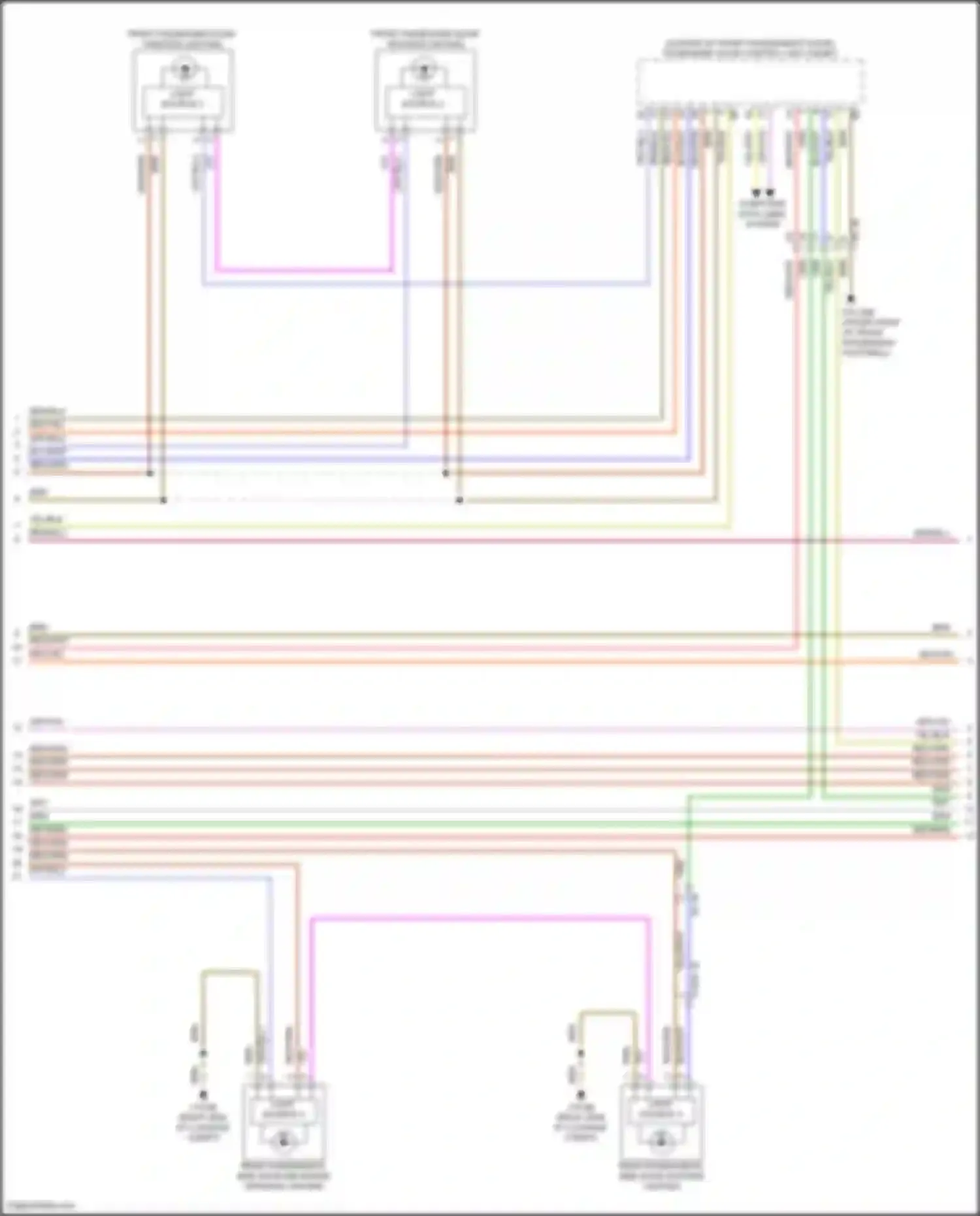 i5 BMW G60 (2023-2024): Courtesy lamps circuit, w/ basic version (3 of 6)