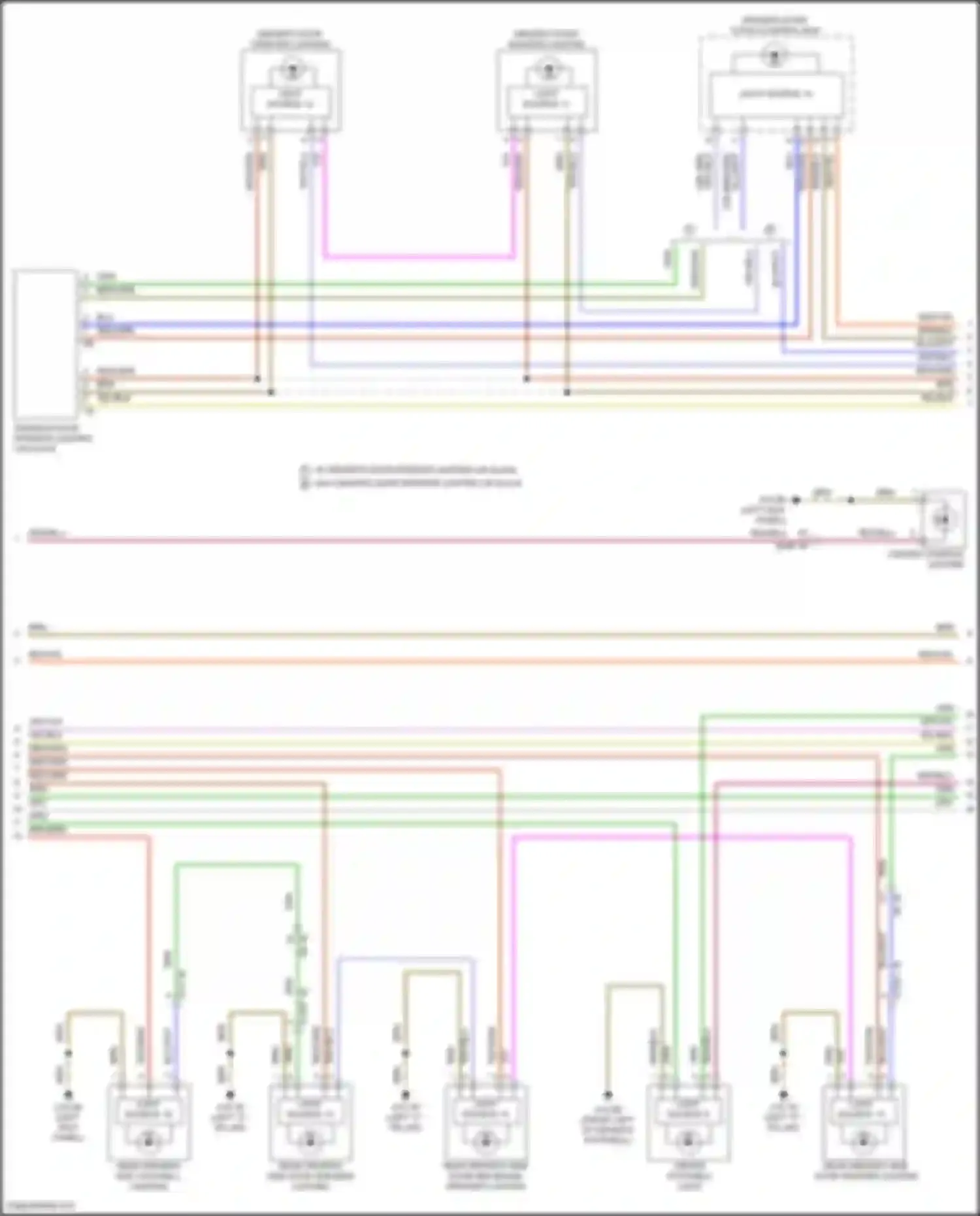 i5 BMW G60 (2023-2024): Courtesy lamps circuit, w/ basic version (4 of 6)