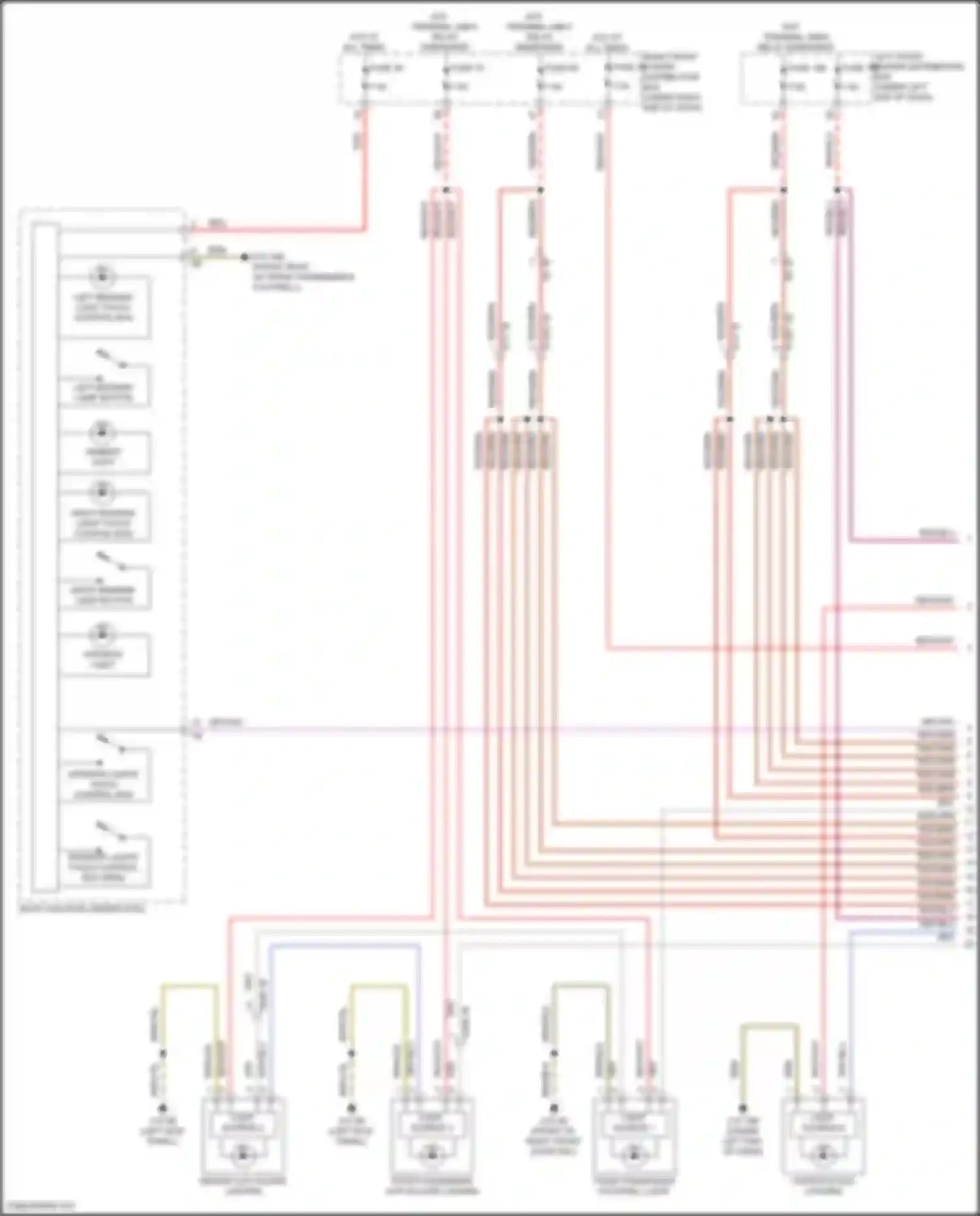 i5 BMW G60 (2023-2024): Courtesy lamps circuit, w/ high version (1 of 6)