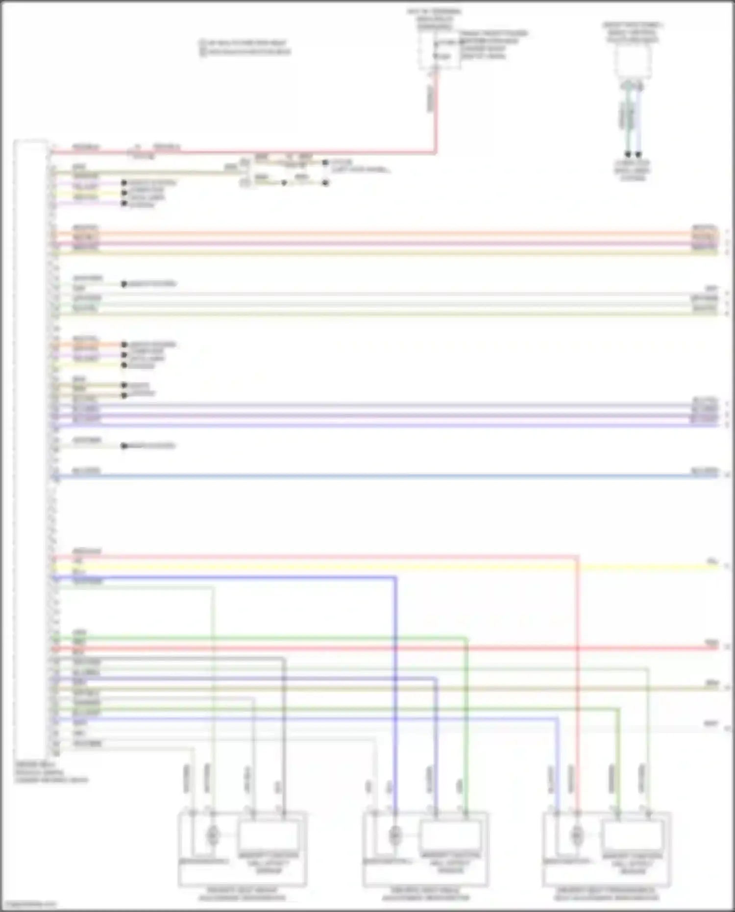i5 BMW G60 (2023-2024): Driver"s memory seat circuit (1 of 2)