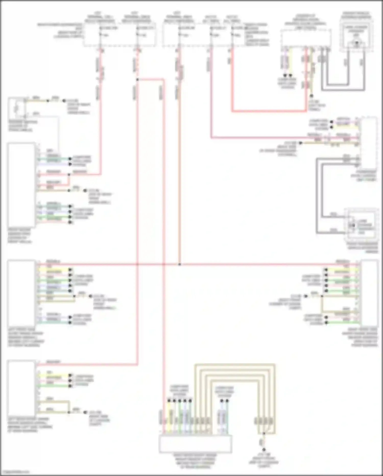 i5 BMW G60 (2023-2024): Lane departure warning circuit