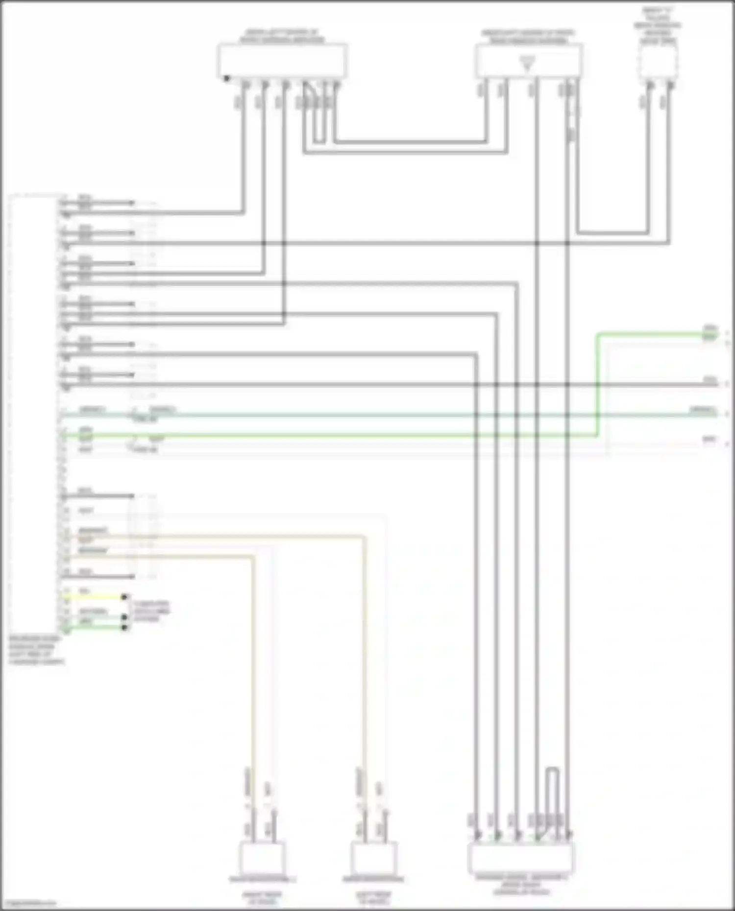 i5 BMW G60 (2023-2024): Navigation circuit, high level (1 of 7)