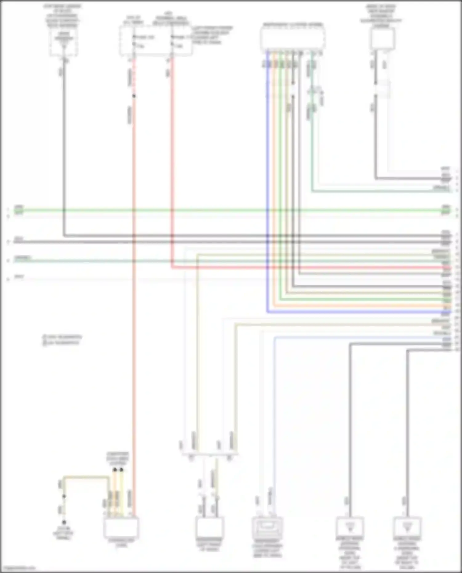 i5 BMW G60 (2023-2024): Navigation circuit, high level (2 of 7)