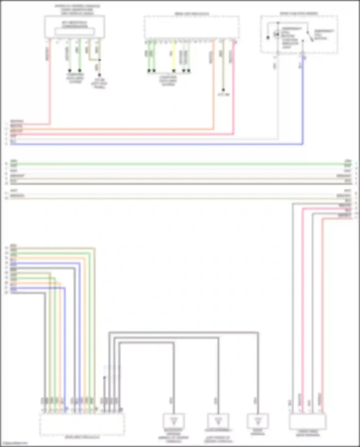 i5 BMW G60 (2023-2024): Navigation circuit, high level (5 of 7)