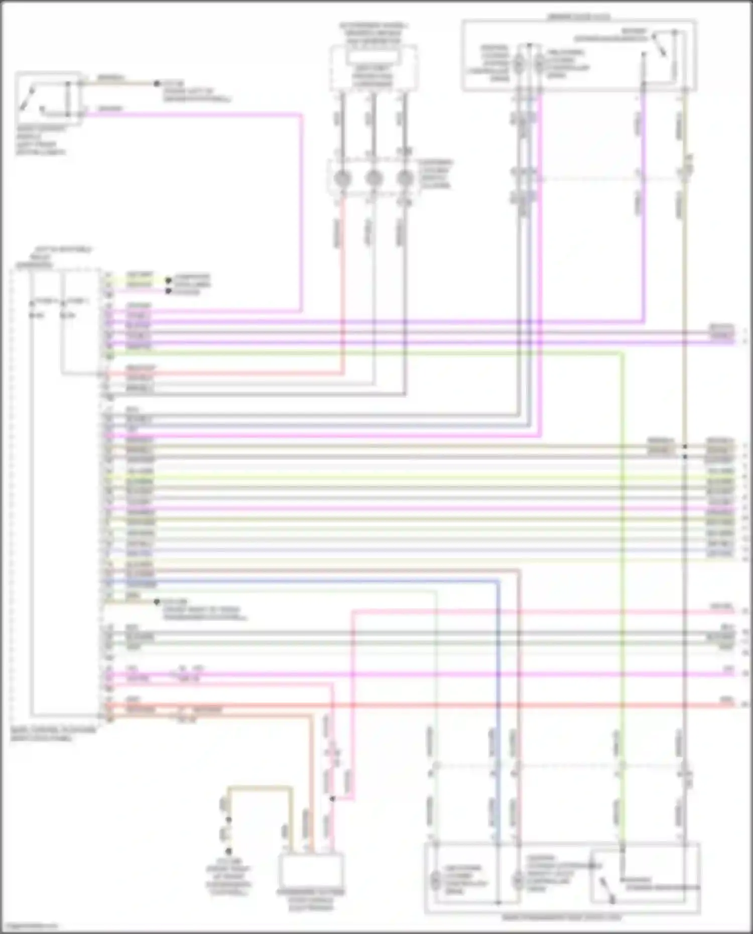 i5 BMW G60 (2023-2024): Power door locks circuit (1 of 4)