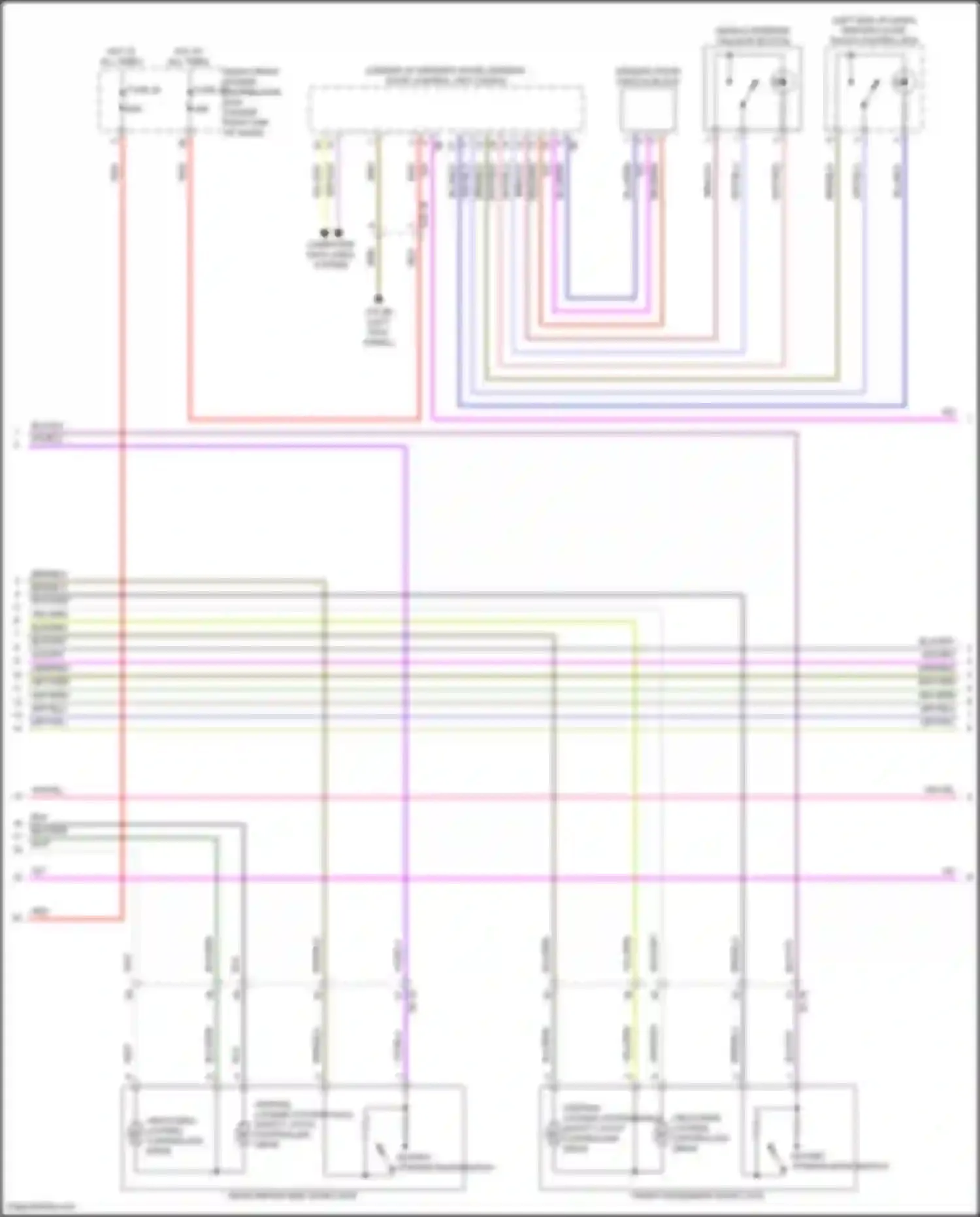 i5 BMW G60 (2023-2024): Power door locks circuit (2 of 4)