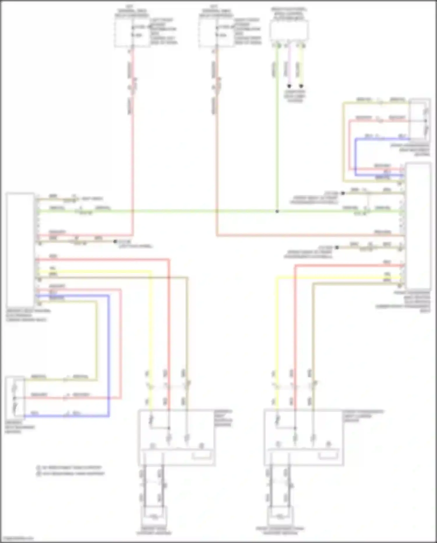 i5 BMW G60 (2023-2024): Front heated seats circuit, w/o memory
