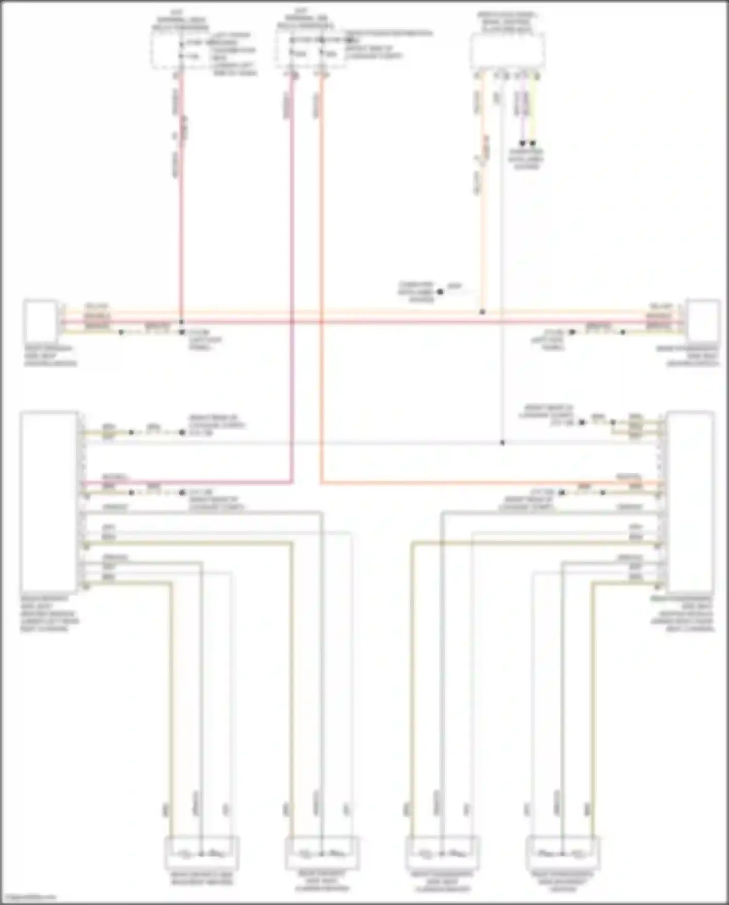 i5 BMW G60 (2023-2024): Rear heated seats circuit