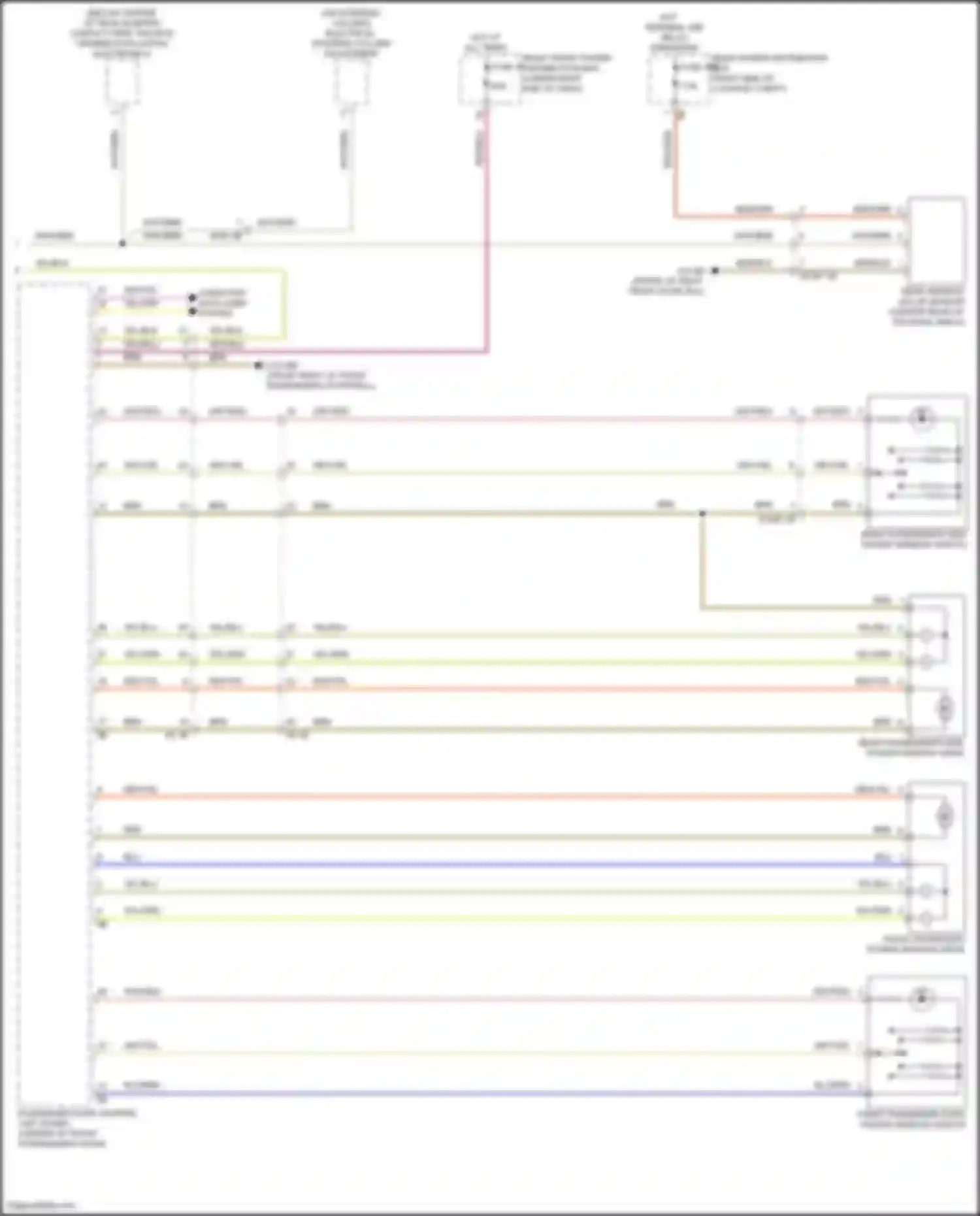i5 BMW G60 (2023-2024): Power windows circuit (2 of 2)
