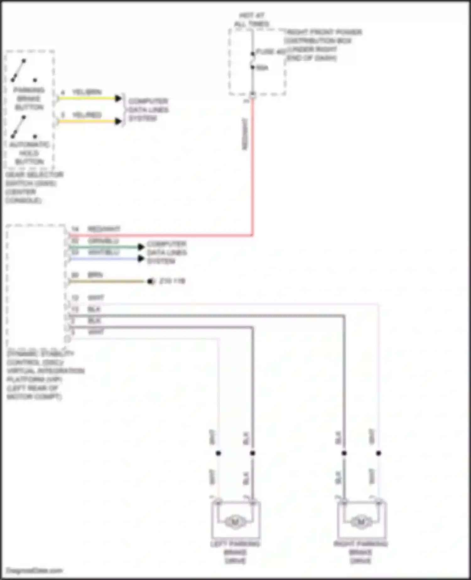 i5 BMW G60 (2023-2024): Shift interlock circuit