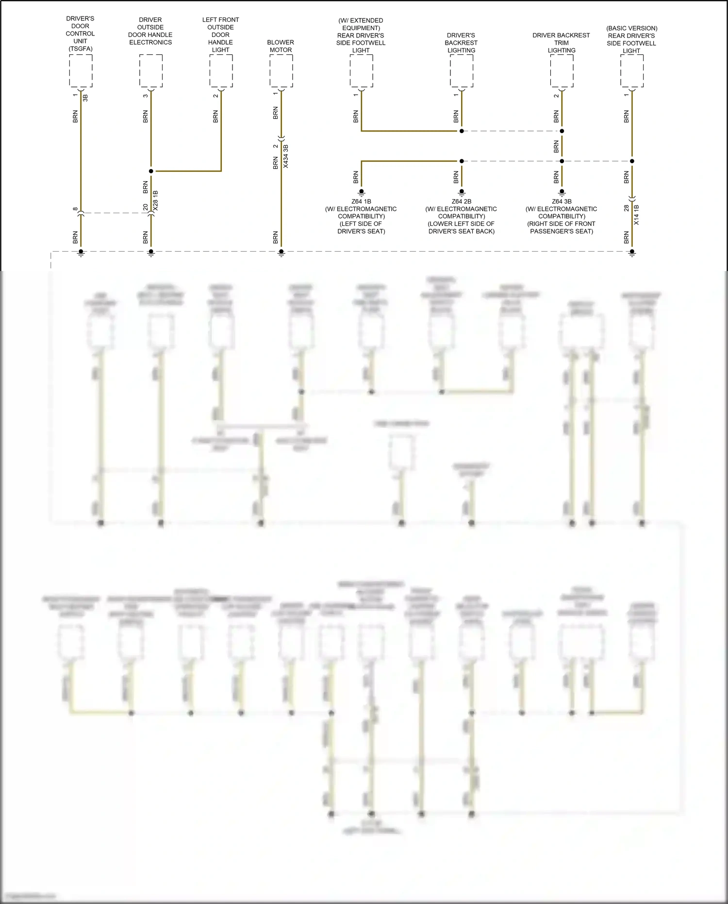 BMW i5 G60 (2023-2024) basic version wiring diagram  (2 of 3)