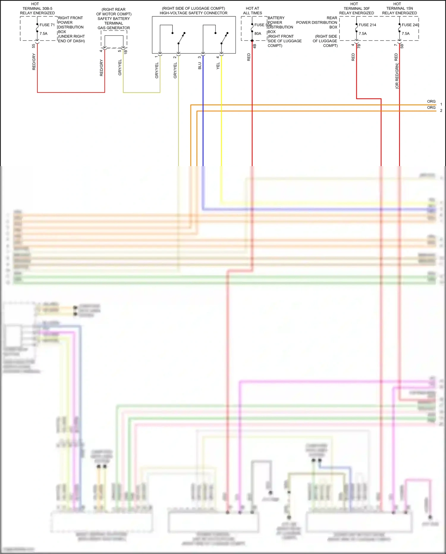 BMW i5 G60 (2023-2024) computer data lines system wiring diagram  (105 of 107)