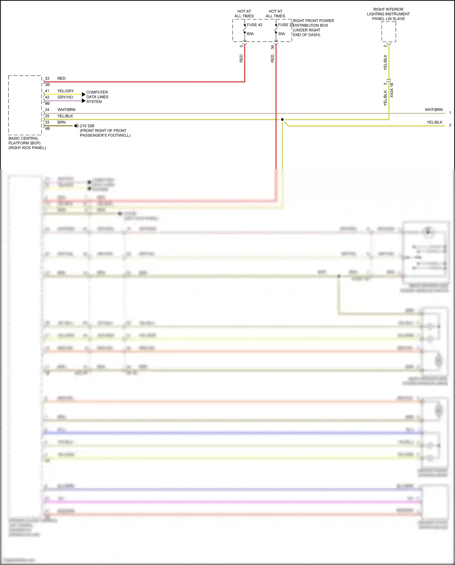 BMW i5 G60 (2023-2024) computer data lines system wiring diagram  (19 of 107)