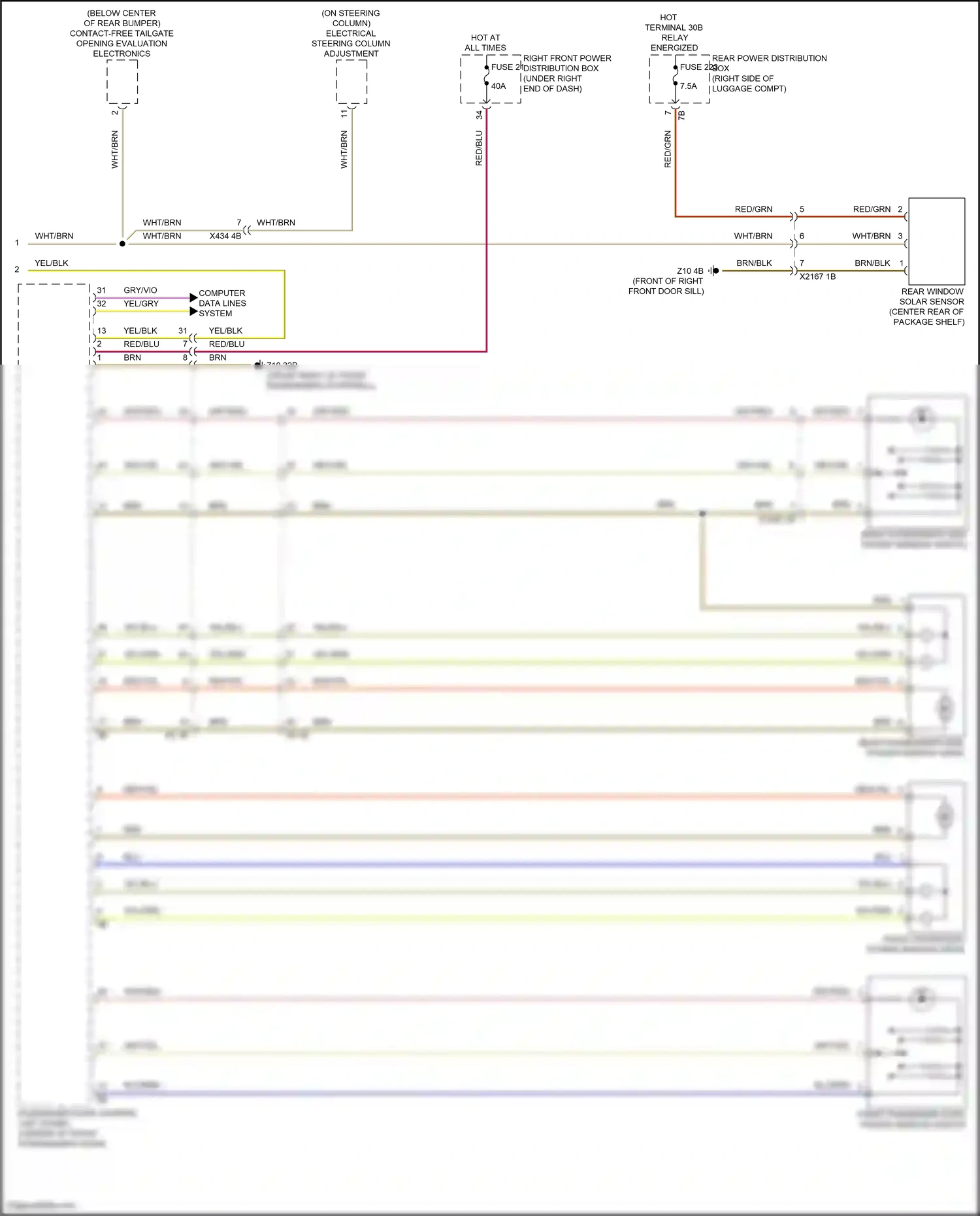 BMW i5 G60 (2023-2024) computer data lines system wiring diagram  (8 of 107)