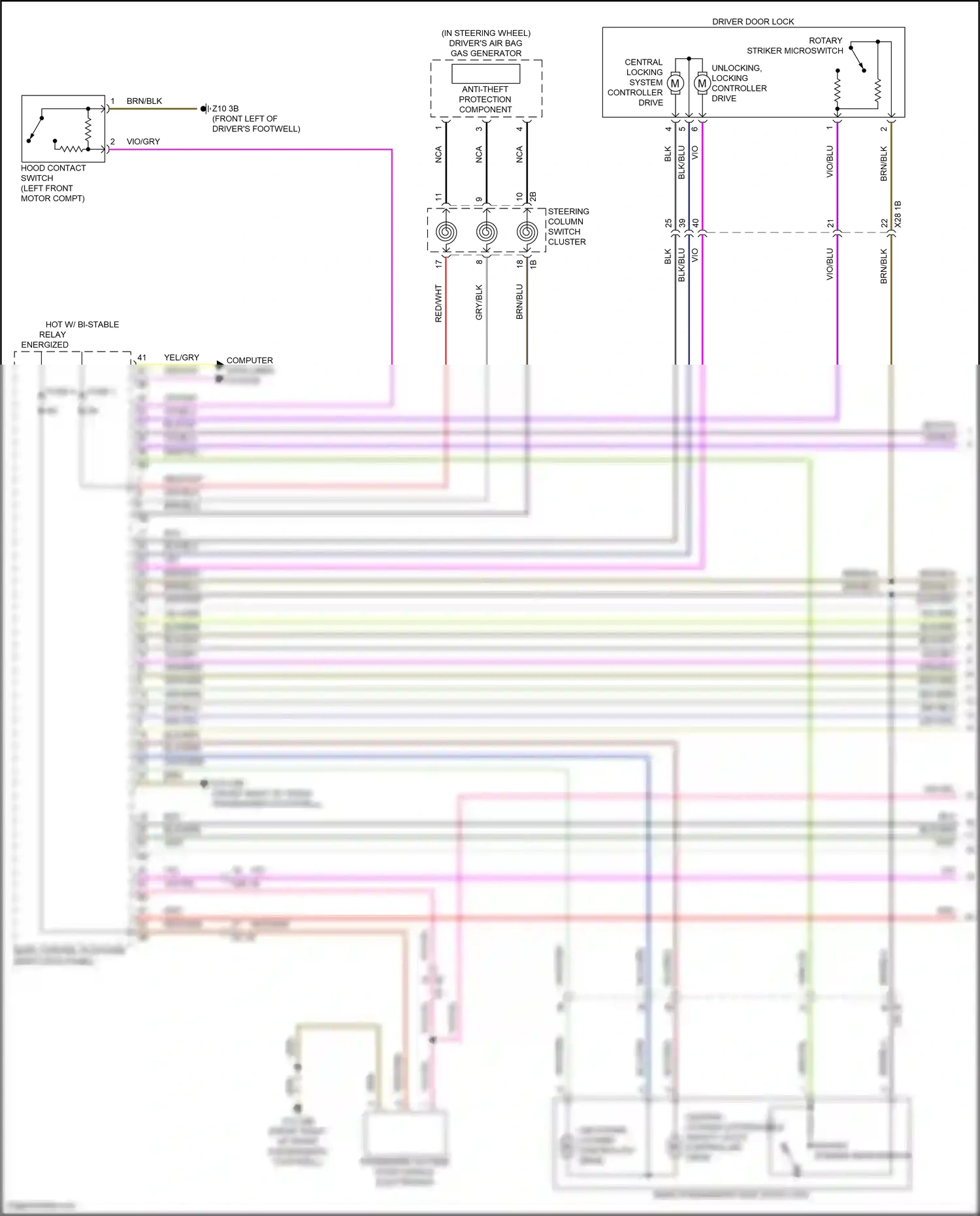 BMW i5 G60 (2023-2024) computer data lines system wiring diagram  (64 of 107)