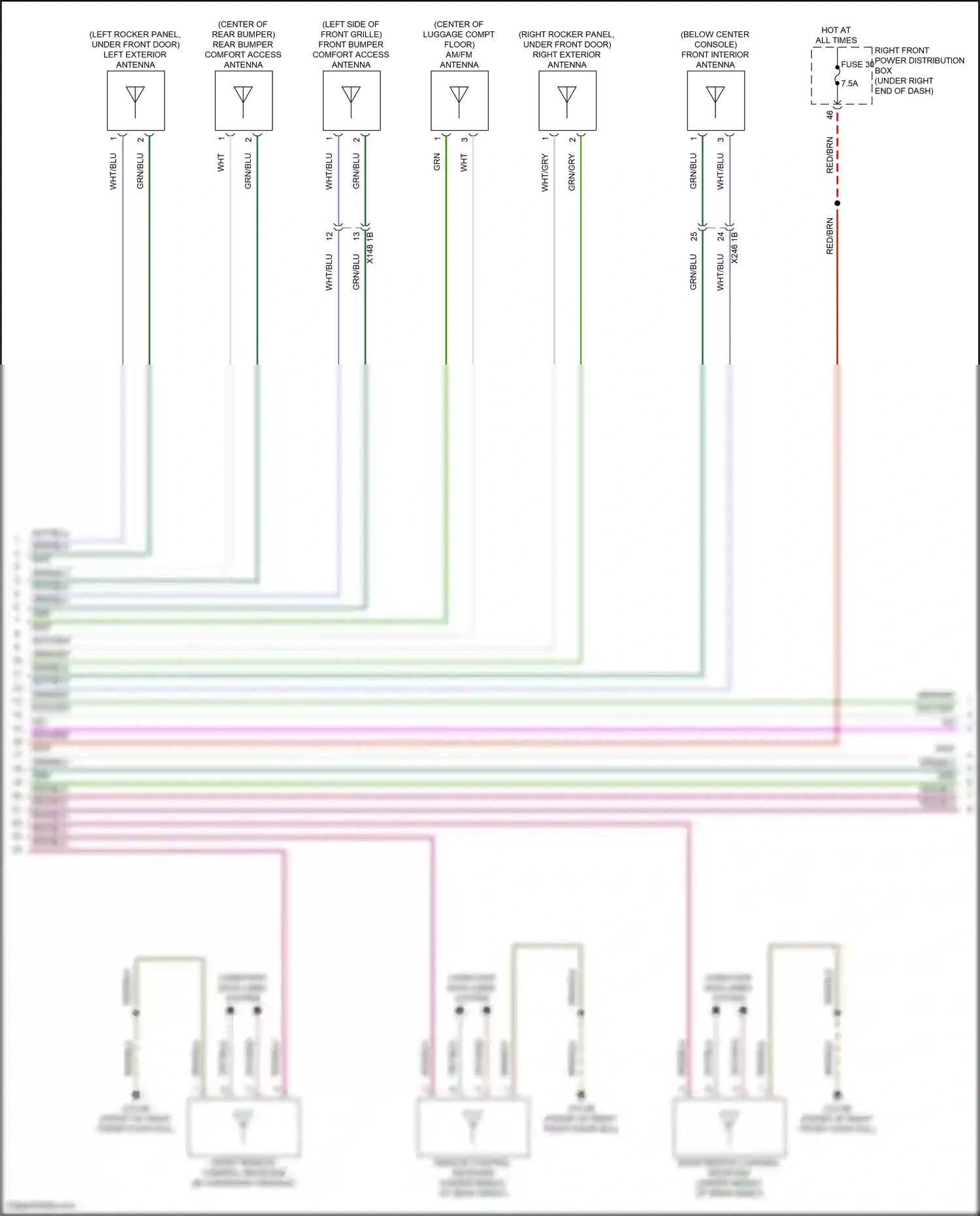 BMW i5 G60 (2023-2024) computer data lines system wiring diagram  (62 of 107)