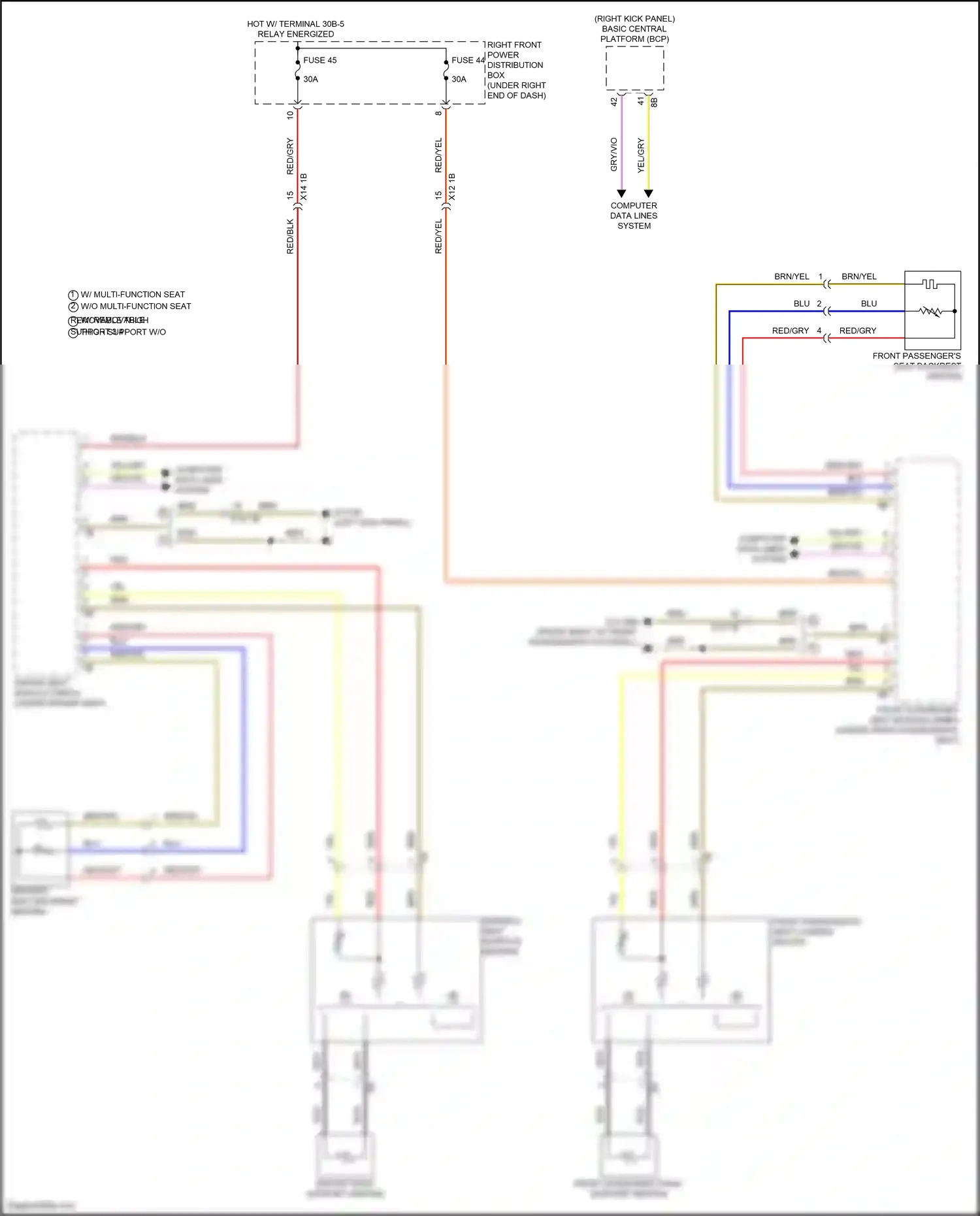 BMW i5 G60 (2023-2024) computer data lines system wiring diagram  (81 of 107)