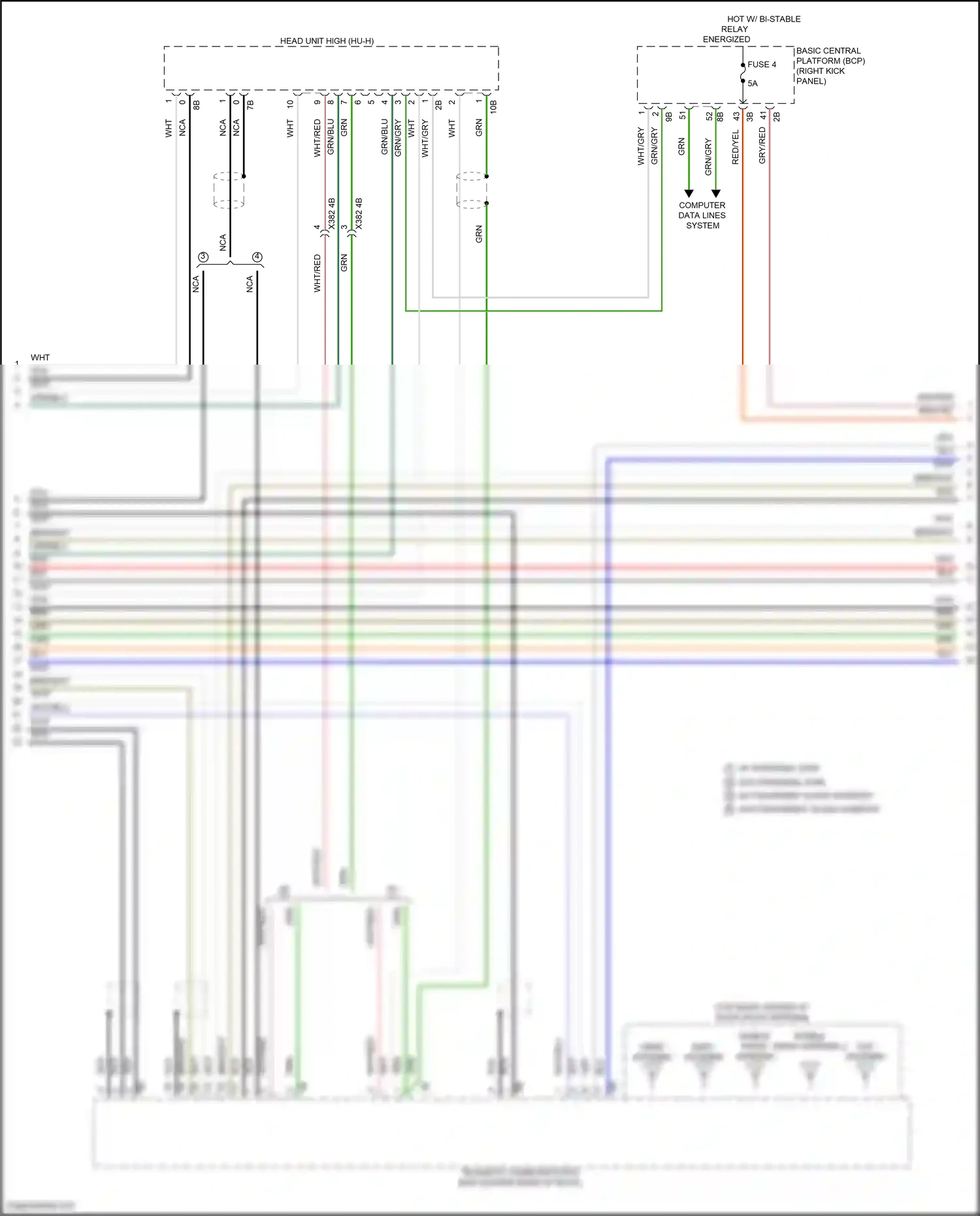 BMW i5 G60 (2023-2024) computer data lines system wiring diagram  (72 of 107)