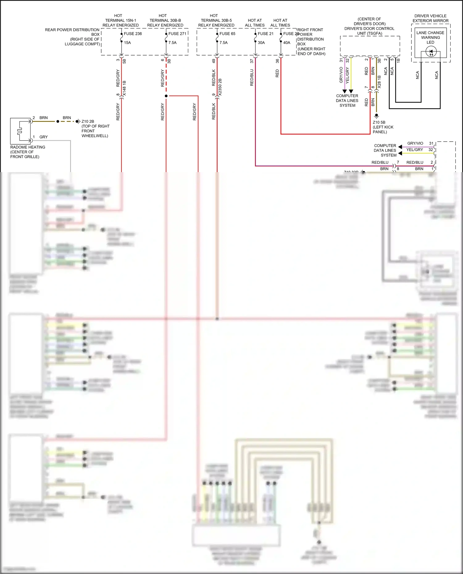 BMW i5 G60 (2023-2024) computer data lines system wiring diagram  (53 of 107)