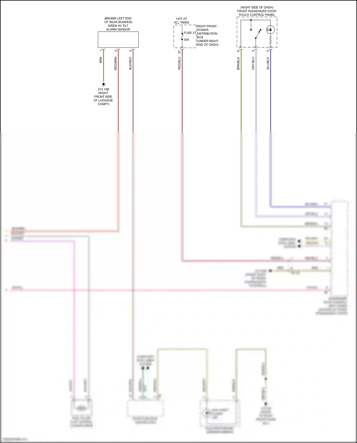 BMW i5 G60 (2023-2024) computer data lines system wiring diagram  (67 of 107)