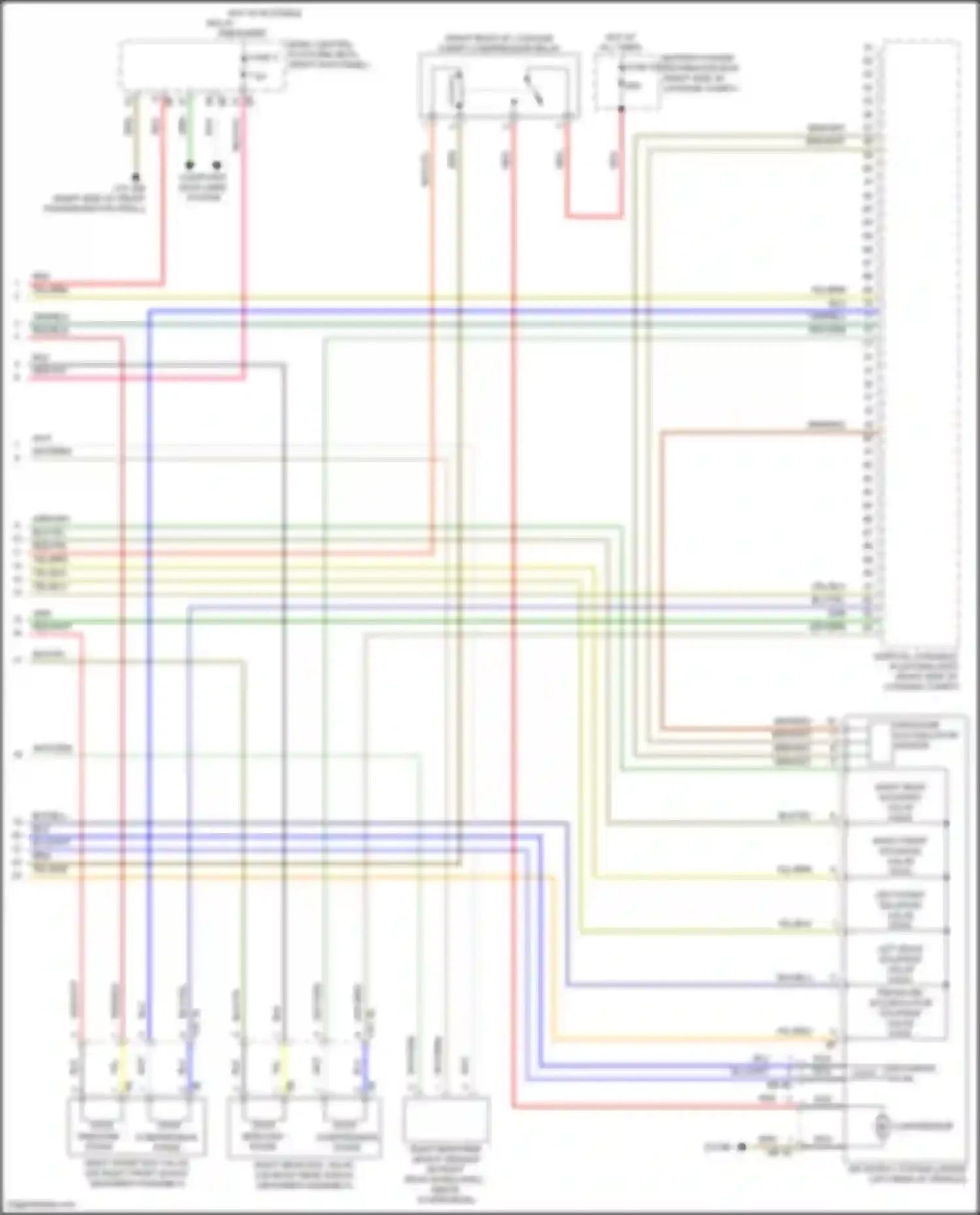 i7 BMW I (2022-2024): Dynamic drive suspension circuit (2 of 2)