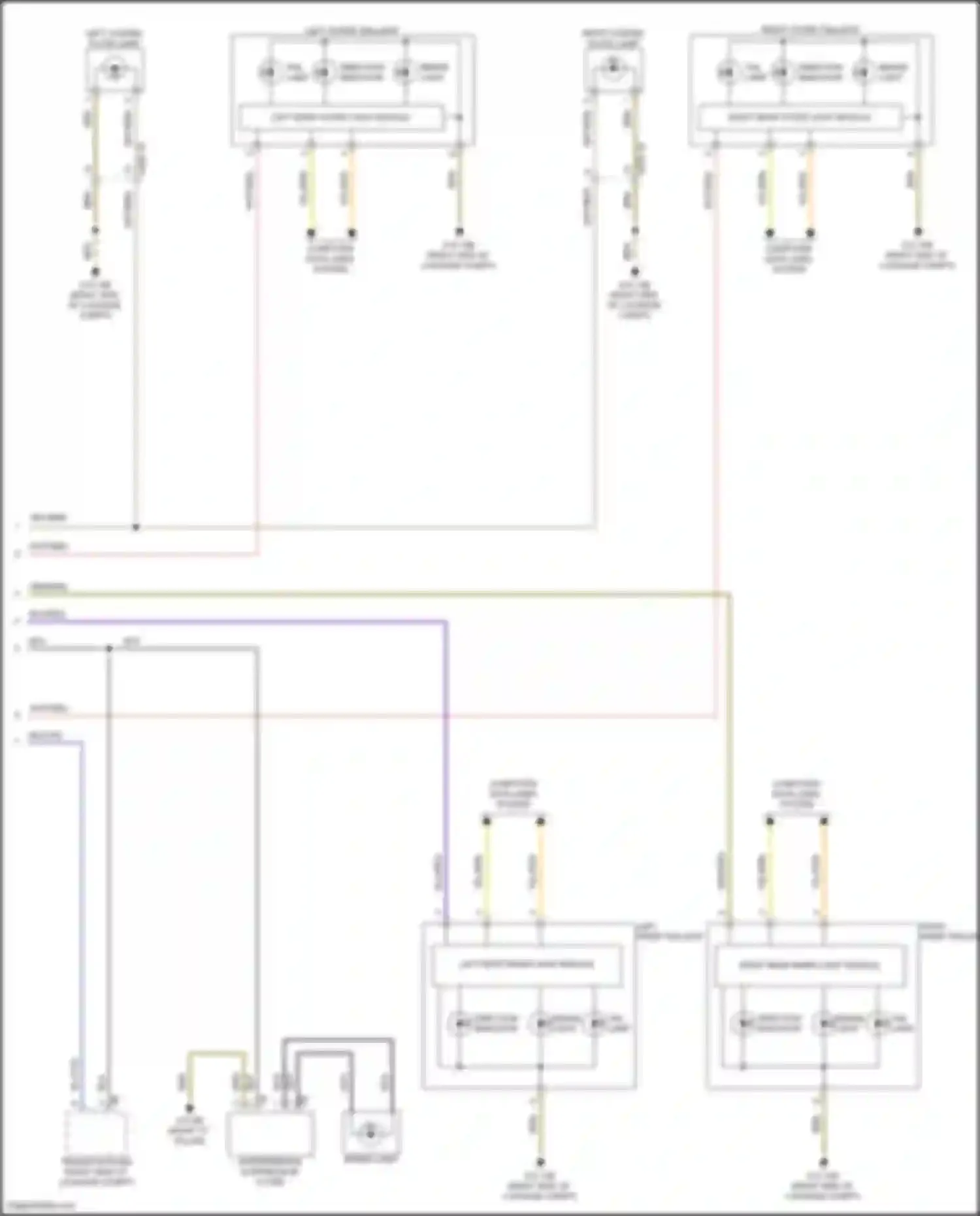 i7 BMW I (2022-2024): Exterior lamps circuit (2 of 2)