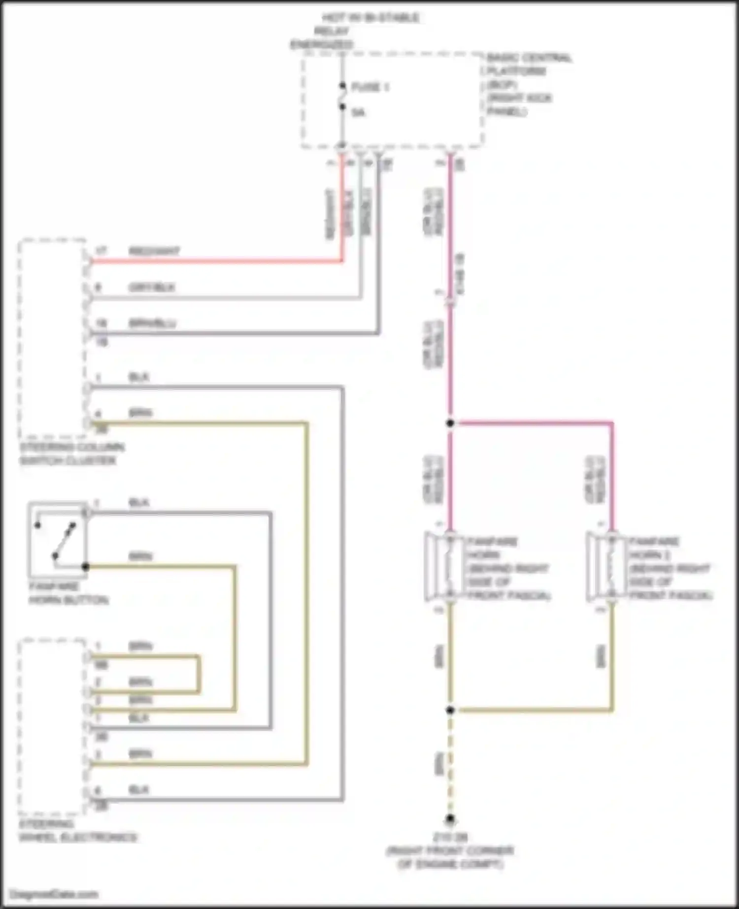i7 BMW I (2022-2024): Horn circuit
