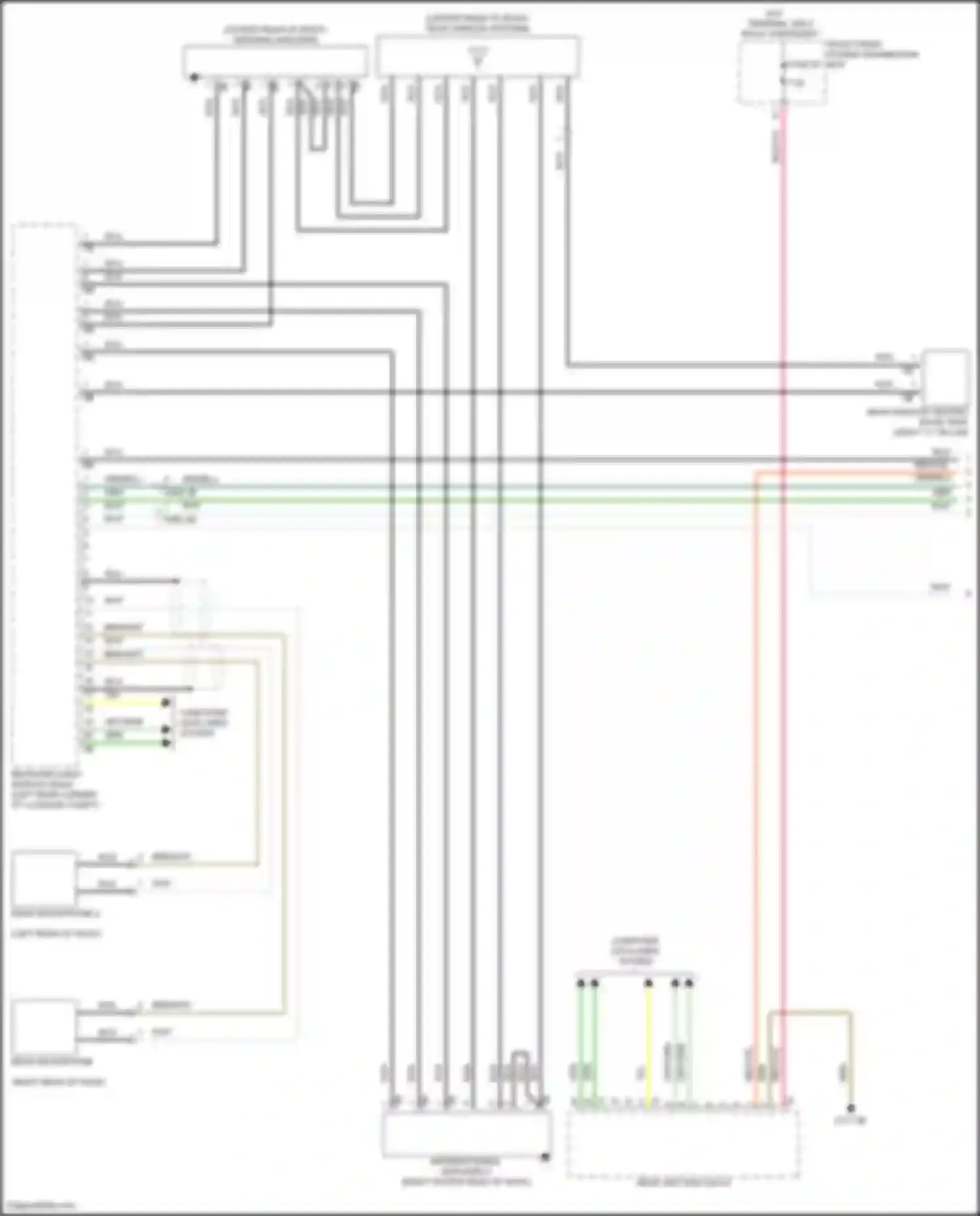 i7 BMW I (2022-2024): Navigation circuit, high level (1 of 8)