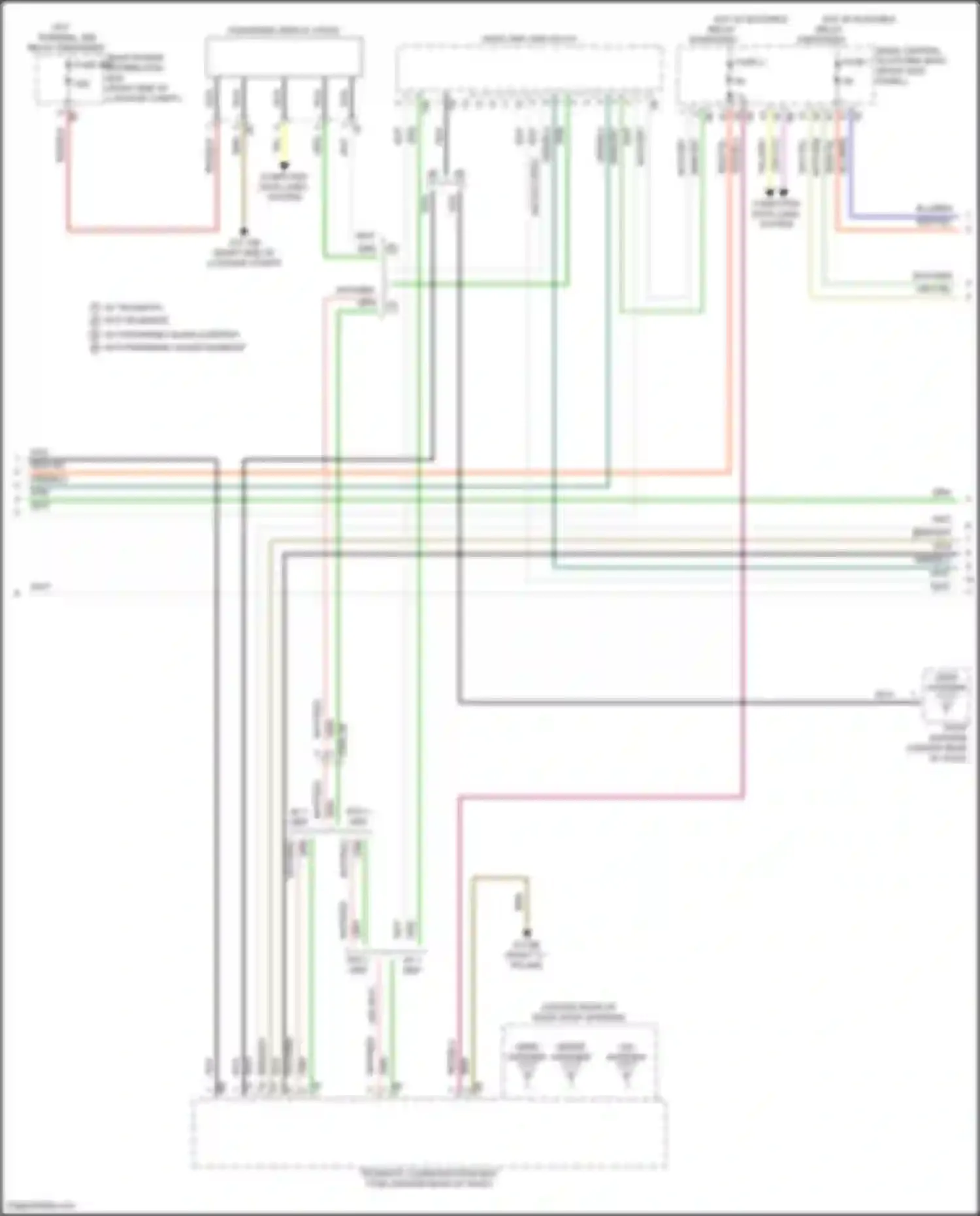 i7 BMW I (2022-2024): Navigation circuit, high level (2 of 8)