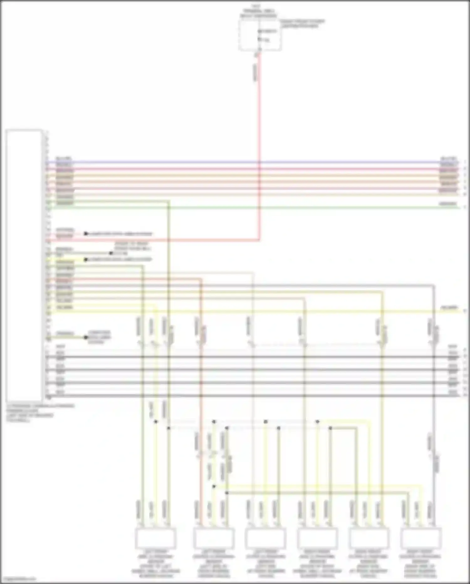 i7 BMW I (2022-2024): Parking assistant circuit, w/ surround view camera (1 of 2)