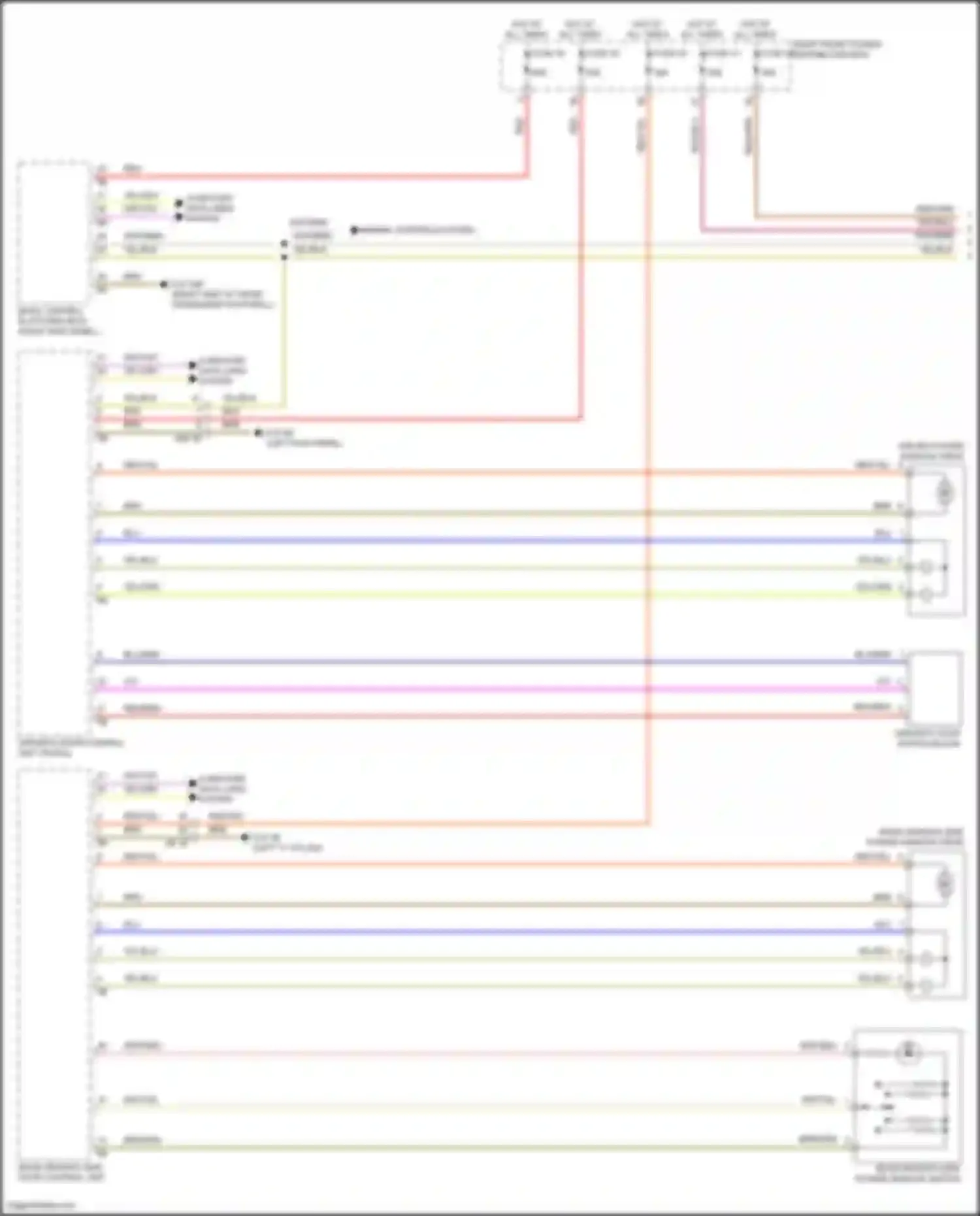 i7 BMW I (2022-2024): Power windows circuit (1 of 2)