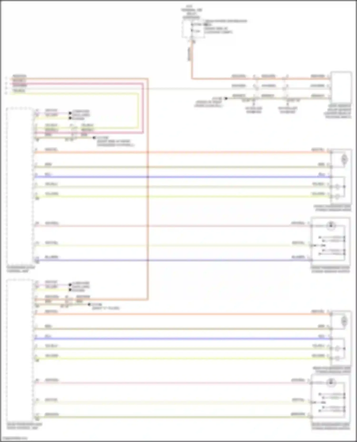 i7 BMW I (2022-2024): Power windows circuit (2 of 2)
