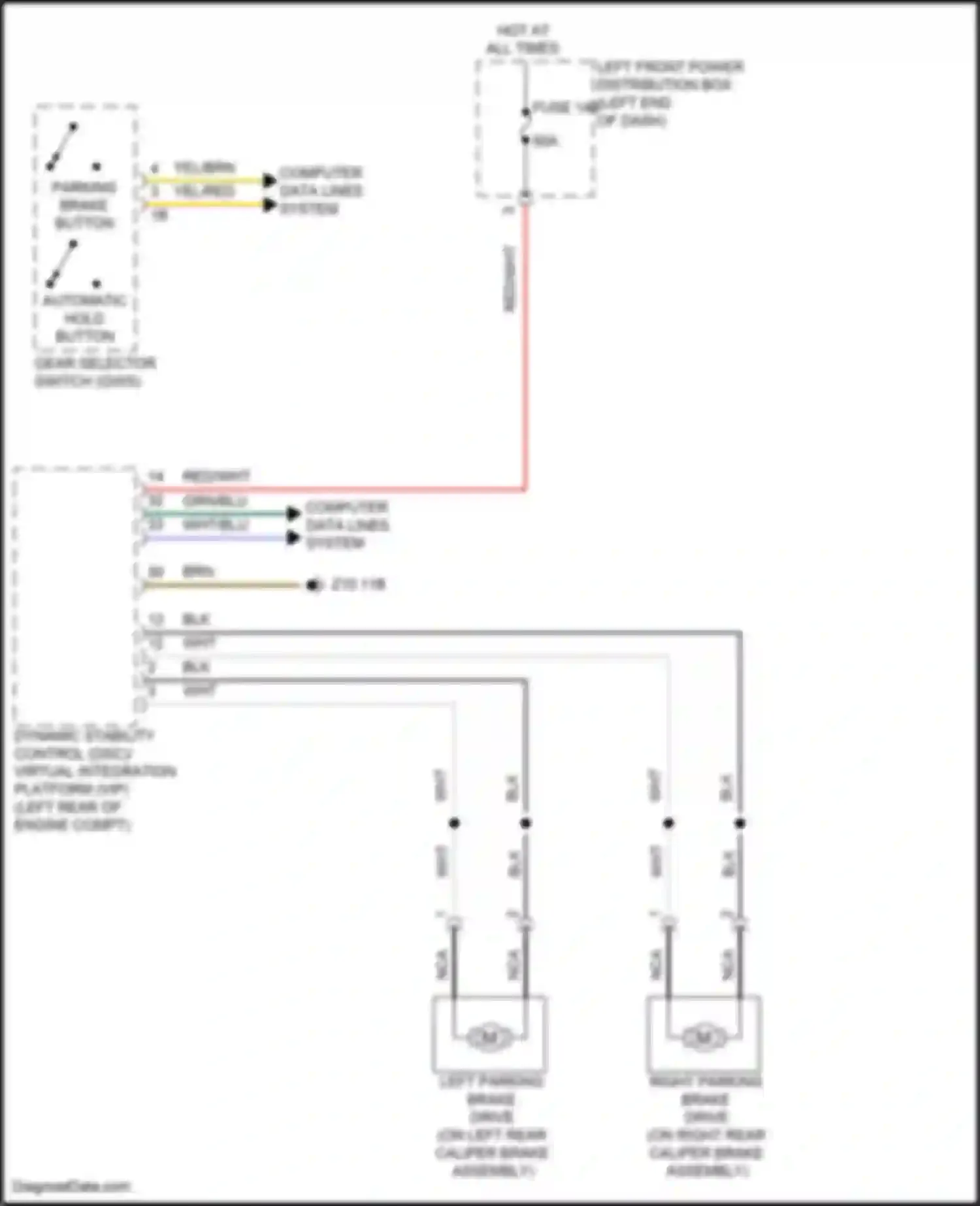 i7 BMW I (2022-2024): Shift interlock circuit